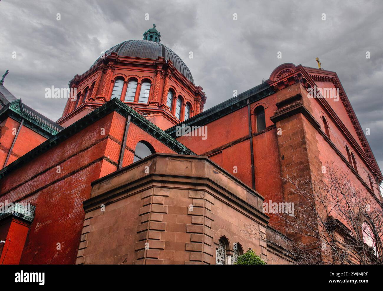 Basilica di San Matthew's Cathedral nel centro di Washington DC. Foto Stock
