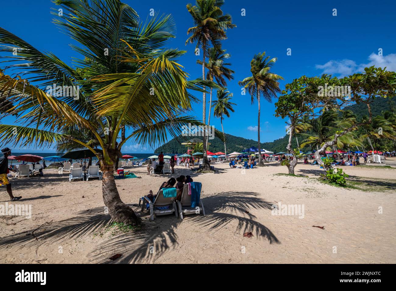 Maracas Beach a Trinidad e Tobago Foto Stock