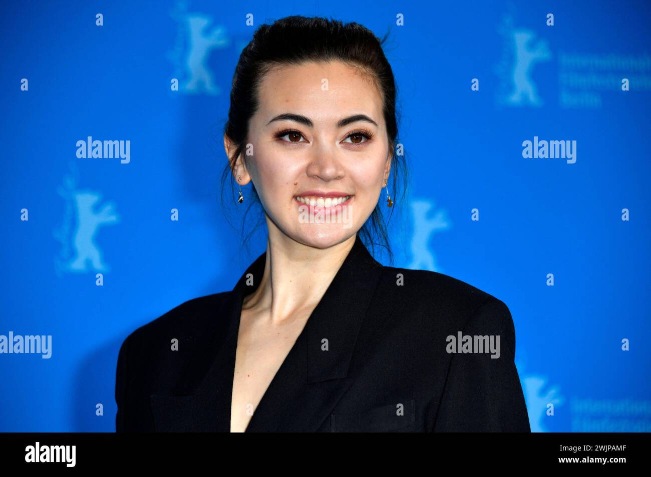 Jessica Henwick beim Photocall zum Kinofilm Cuckoo auf der Berlinale 2024 / 74. Internationale Filmfestspiele Berlin im Hotel Grand Hyatt. Berlino, 16.02.2024 *** Jessica Henwick alla fotocall per il lungometraggio Cuckoo al Berlinale 2024 74 Berlin International Film Festival presso l'Hotel Grand Hyatt Berlin, 16 02 2024 foto:Xn.xKubelkax/xFuturexImagex cuckoo 4264 Foto Stock