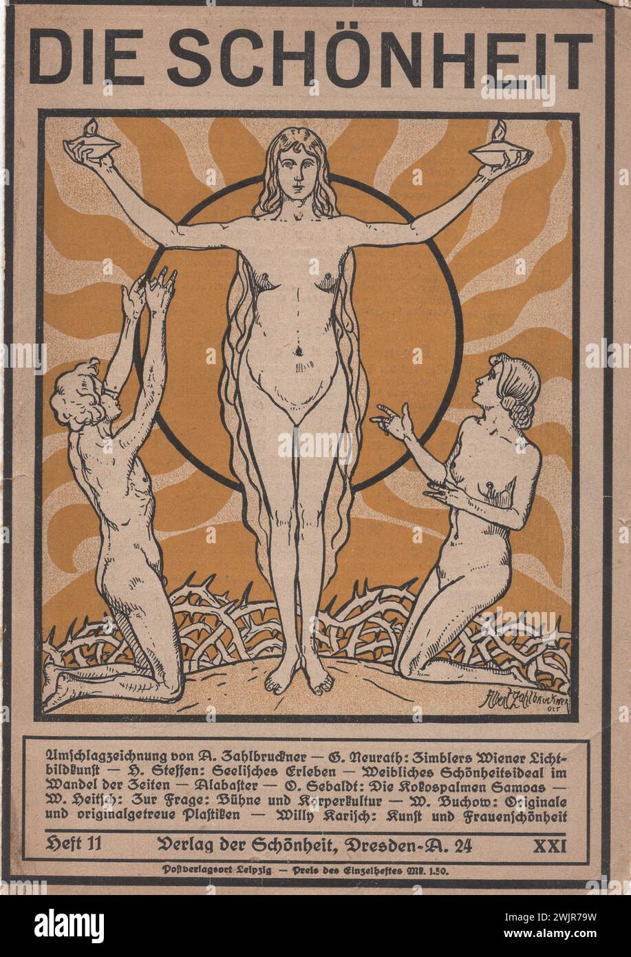Die Schönheit, Verlag der Schönheit, Dresda anni '1910 - '1920, artista tedesco magazin / deutsches kunstmagazin Foto Stock