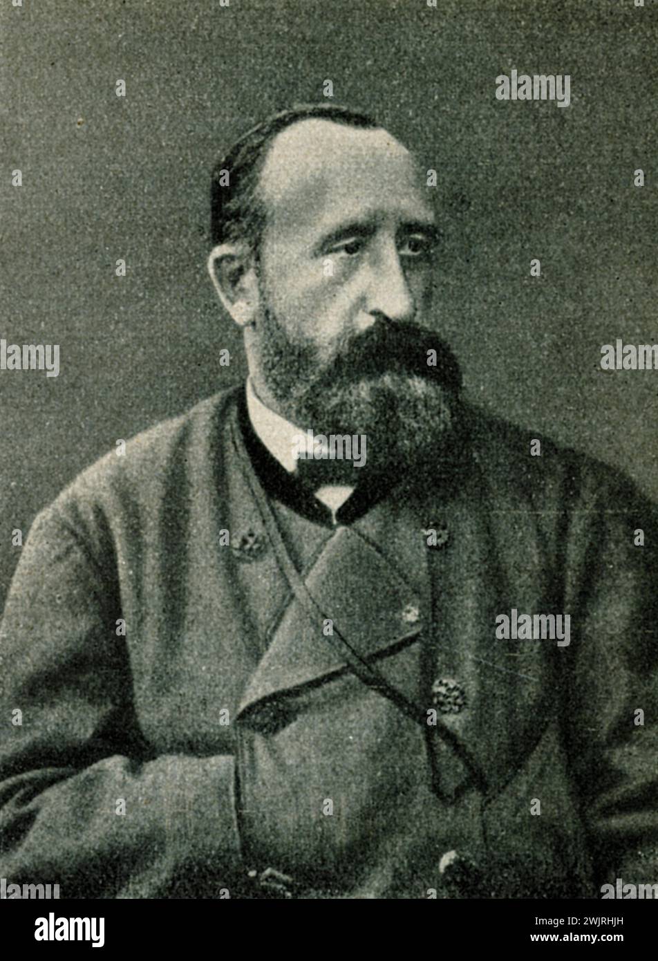 Alfred Edmund Brehm (1829-1884), zoologo e scrittore tedesco , (, ), Alfred Edmund Brehm (1829-1884), deutscher Zoologe und Schriftsteller Foto Stock