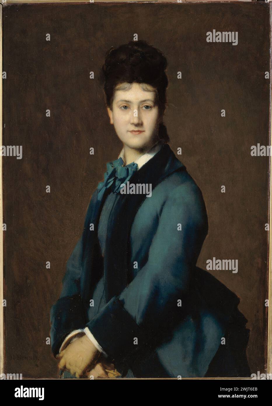 Jean-Jacques Henner (1829-1905). Madame Jeantaud. Museo delle Belle Arti della città di Parigi, Petit Palais. 24732-4 giovane donna, ritratto Foto Stock