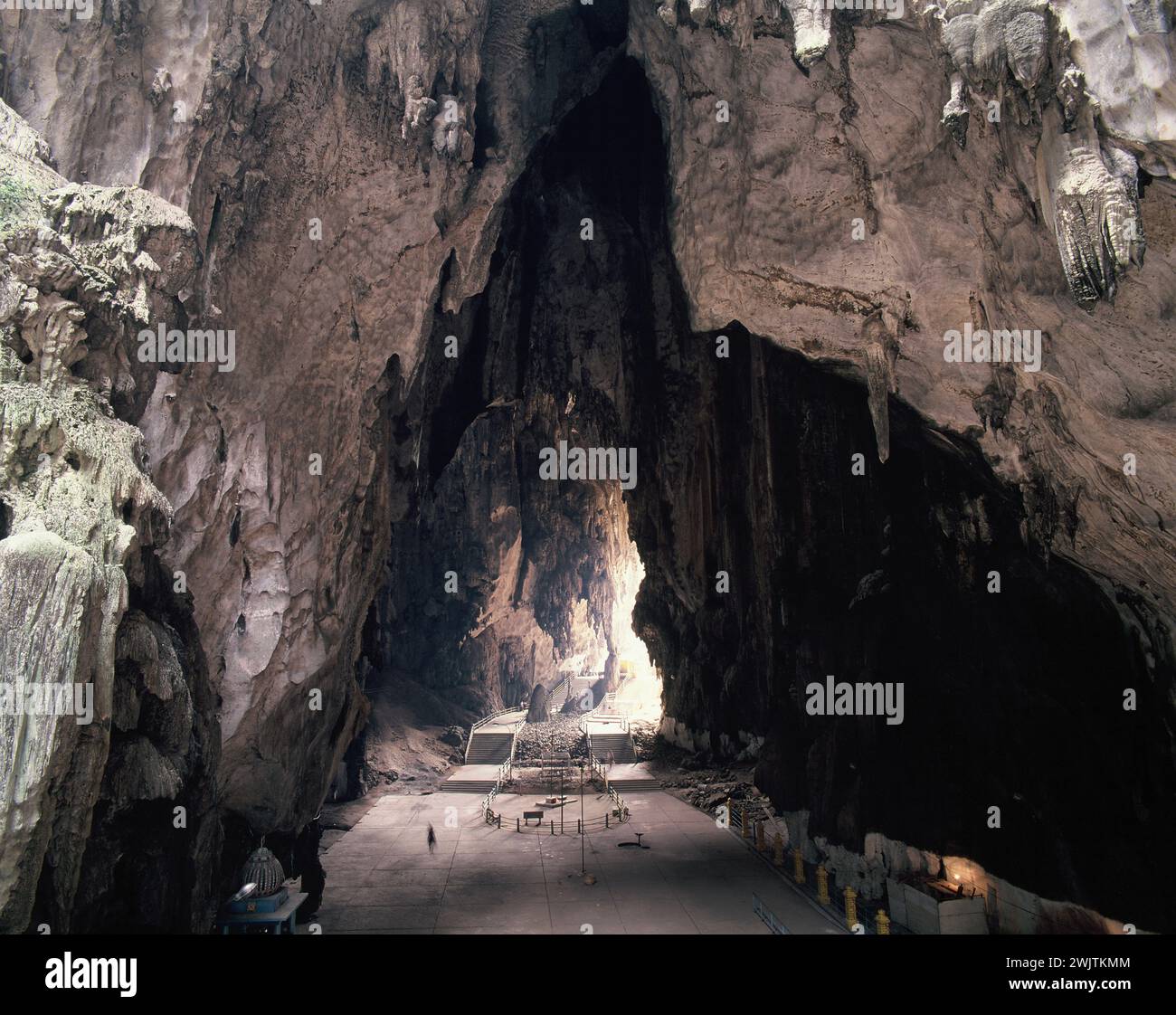 Malesia. Selangor. Distretto di Gombak. Interno delle grotte di Batu. Foto Stock