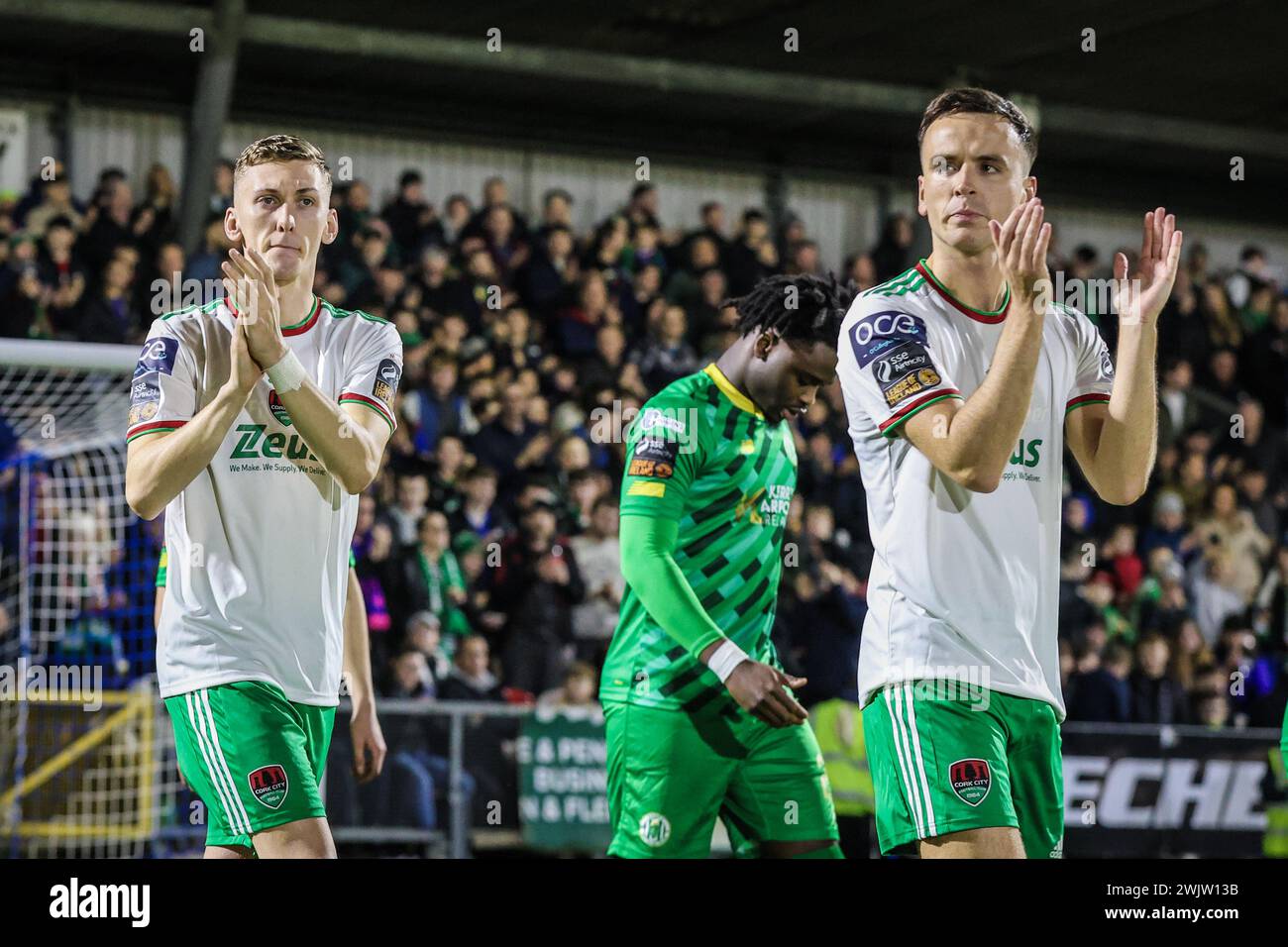 16 febbraio 2024, Turners Cross, Cork, Irlanda - League of Ireland First Division: Cork City FC 2 - Kerry FC 0 Foto Stock