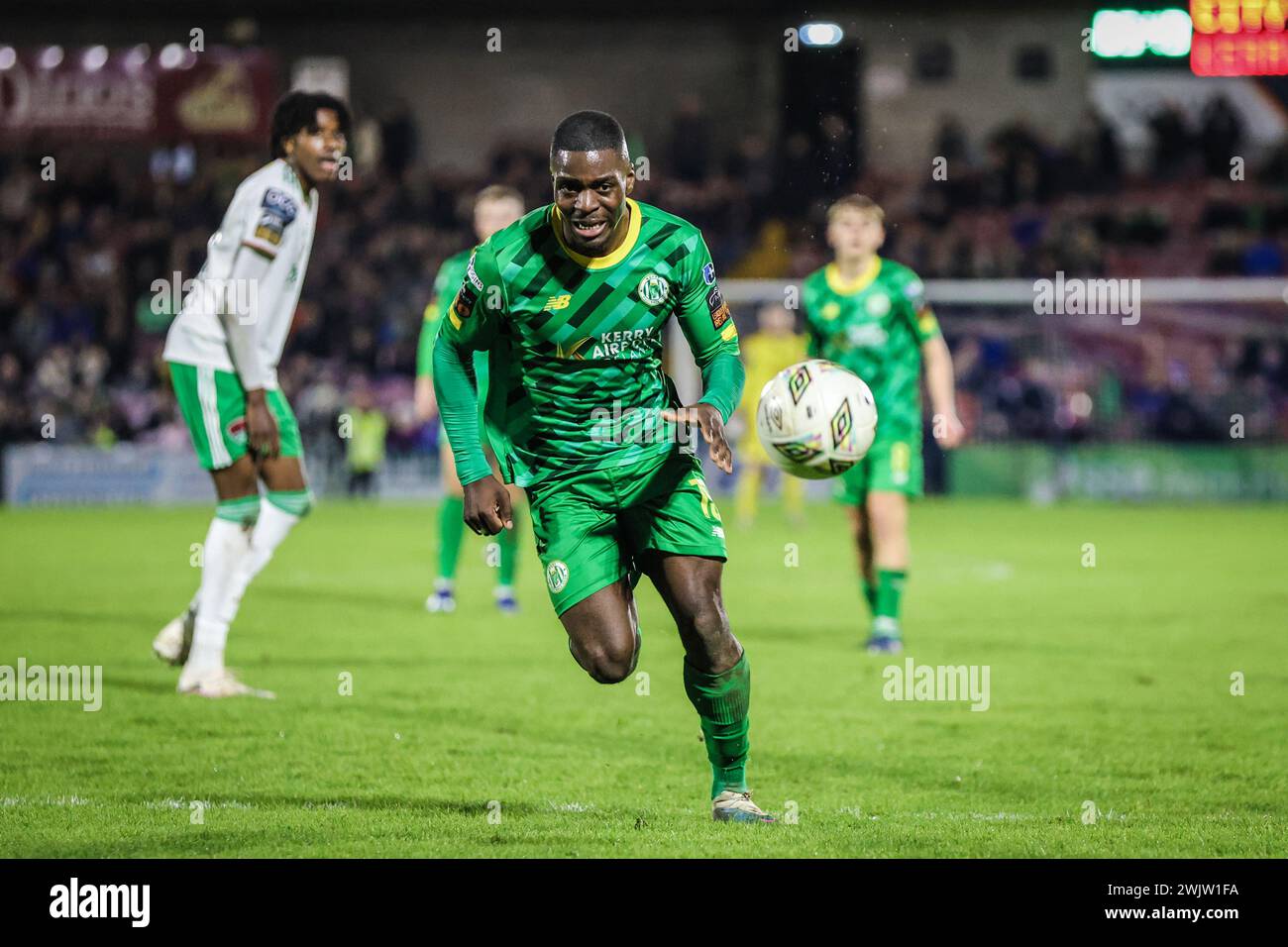 16 febbraio 2024, Turners Cross, Cork, Irlanda - League of Ireland First Division: Cork City FC 2 - Kerry FC 0 Foto Stock