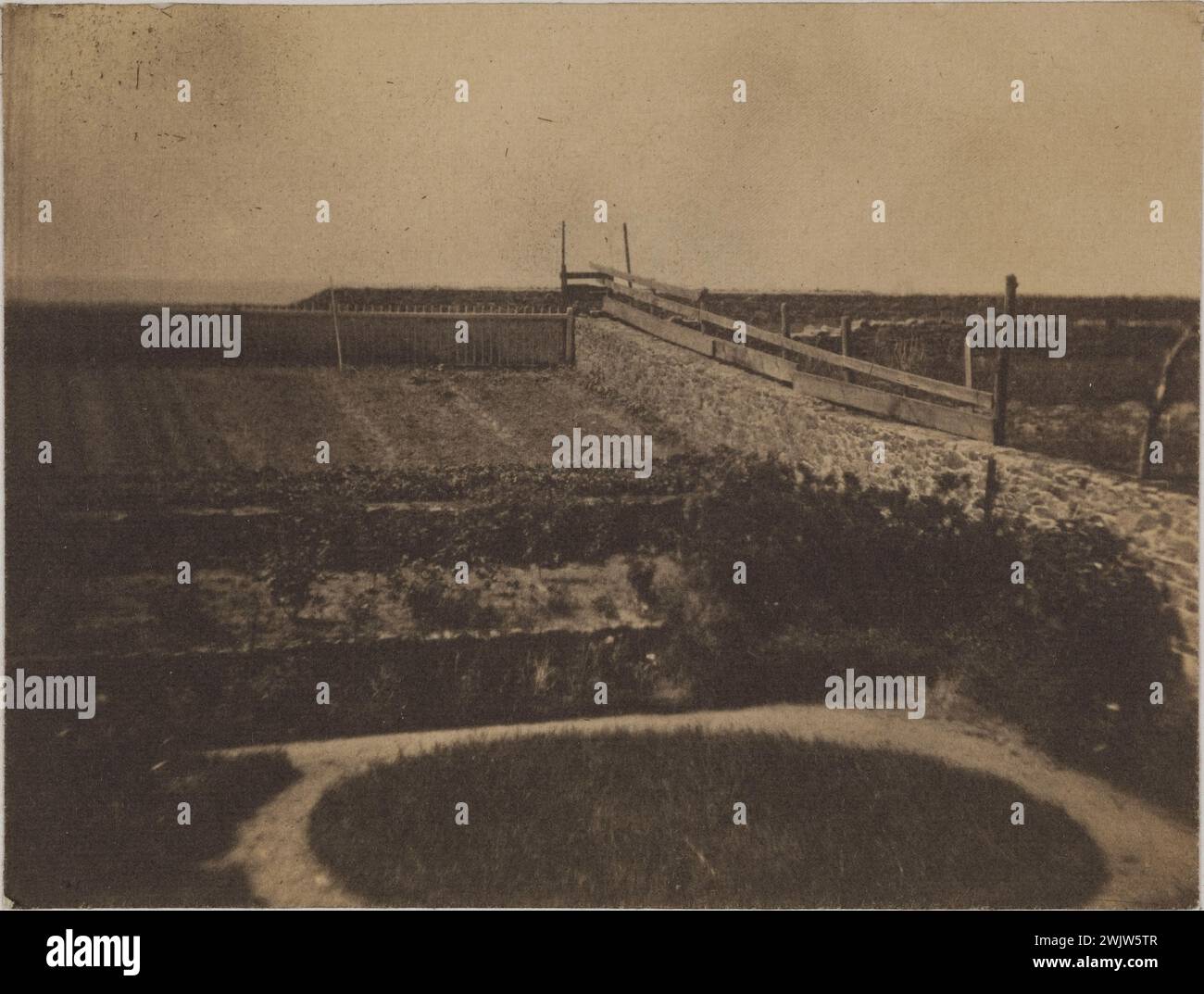 Quello che sembra Auguste Vacquerie. 1853-1854. Fotografia di Auguste Vacquerie (1819-1895). Parigi, casa di Victor Hugo. 56436-19 ORIZZONTALE Foto Stock