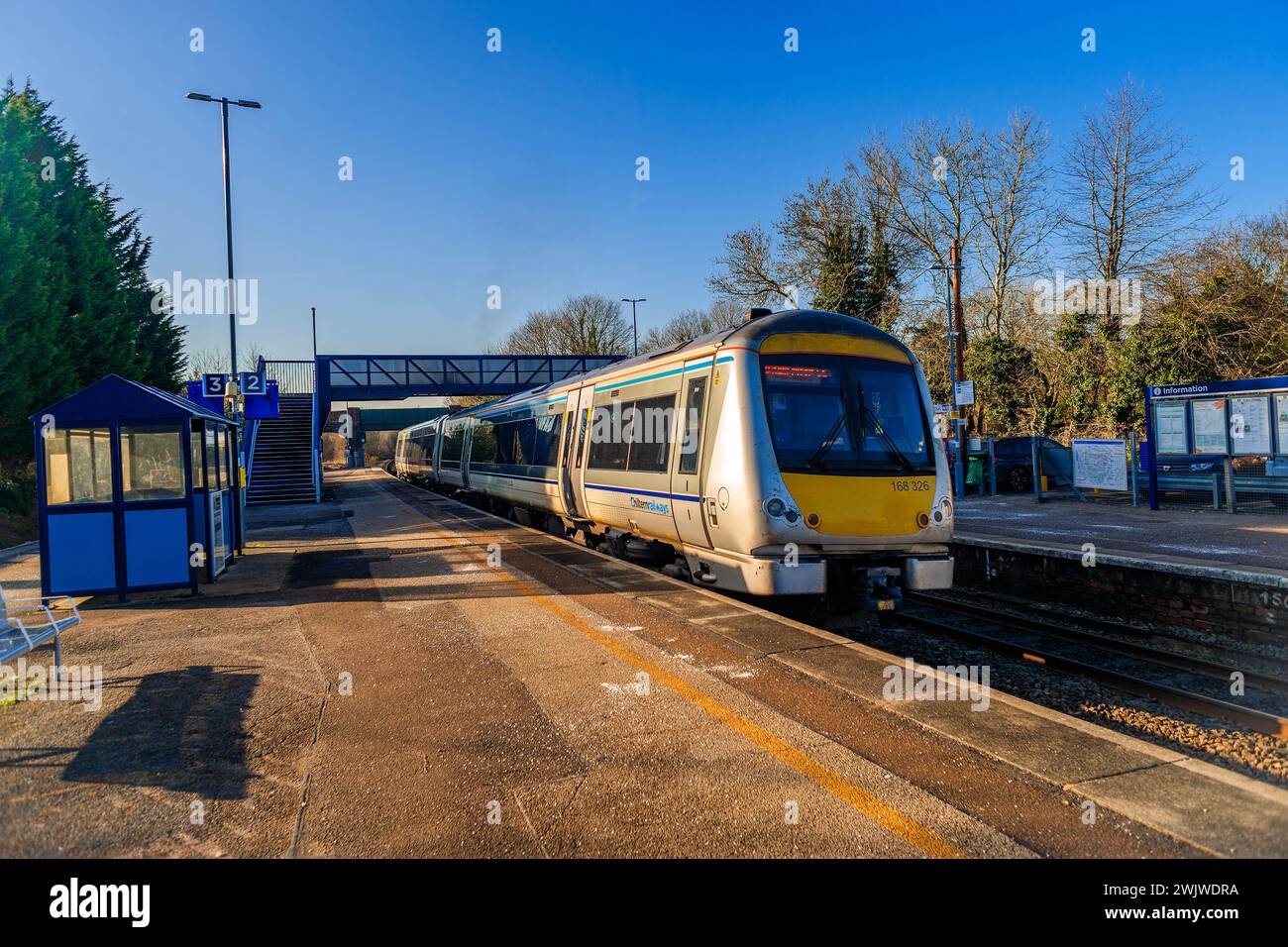 stazione ferroviaria elettrica stazione verde worcestershire inghilterra regno unito Foto Stock