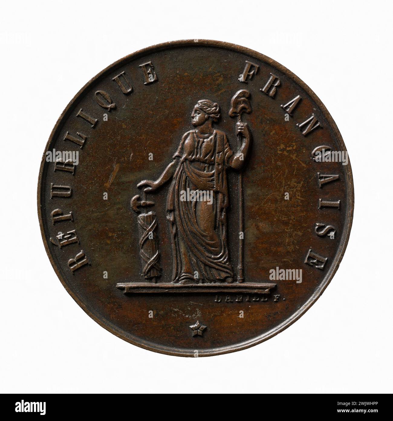 Daniel. Giorni del 23 e 24 febbraio 1848. Cuper, 1848. Parigi, Museo Carnavalet. Numismatica Foto Stock Daniel. Giorni del 23 e 24 febbraio 1848. Cuper, 1848. Parigi, Museo Carnavalet. Numismatica Foto Stock