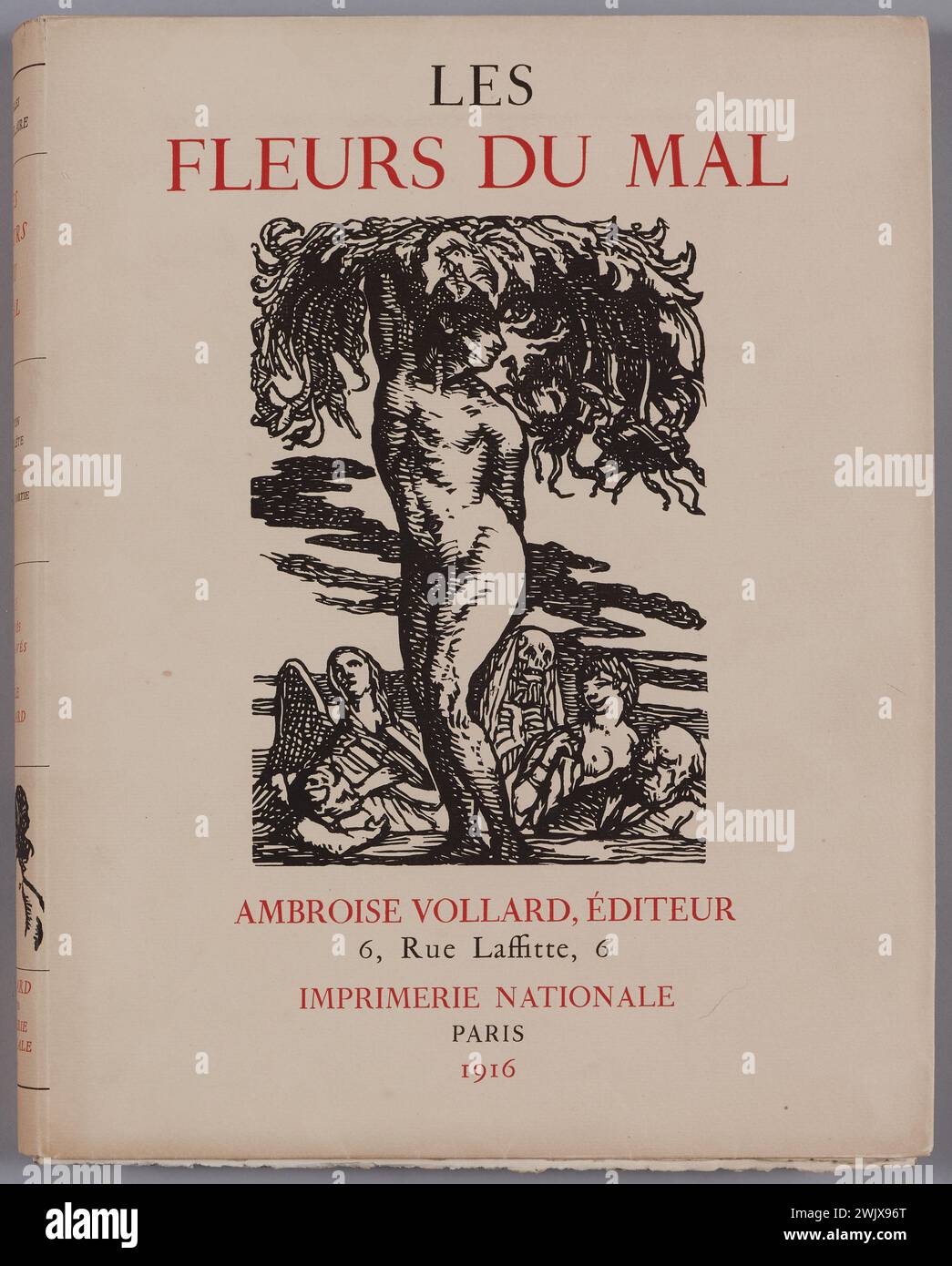 Bernard, Emile (n.1868-04-28-D.1941-04-16), Les Fleurs du mal. Volume 2. (Titolo principale), 1916. Corpo del lavoro: Carta da bici. Petit Palais, Museo di Belle Arti della città di Parigi. Foto Stock