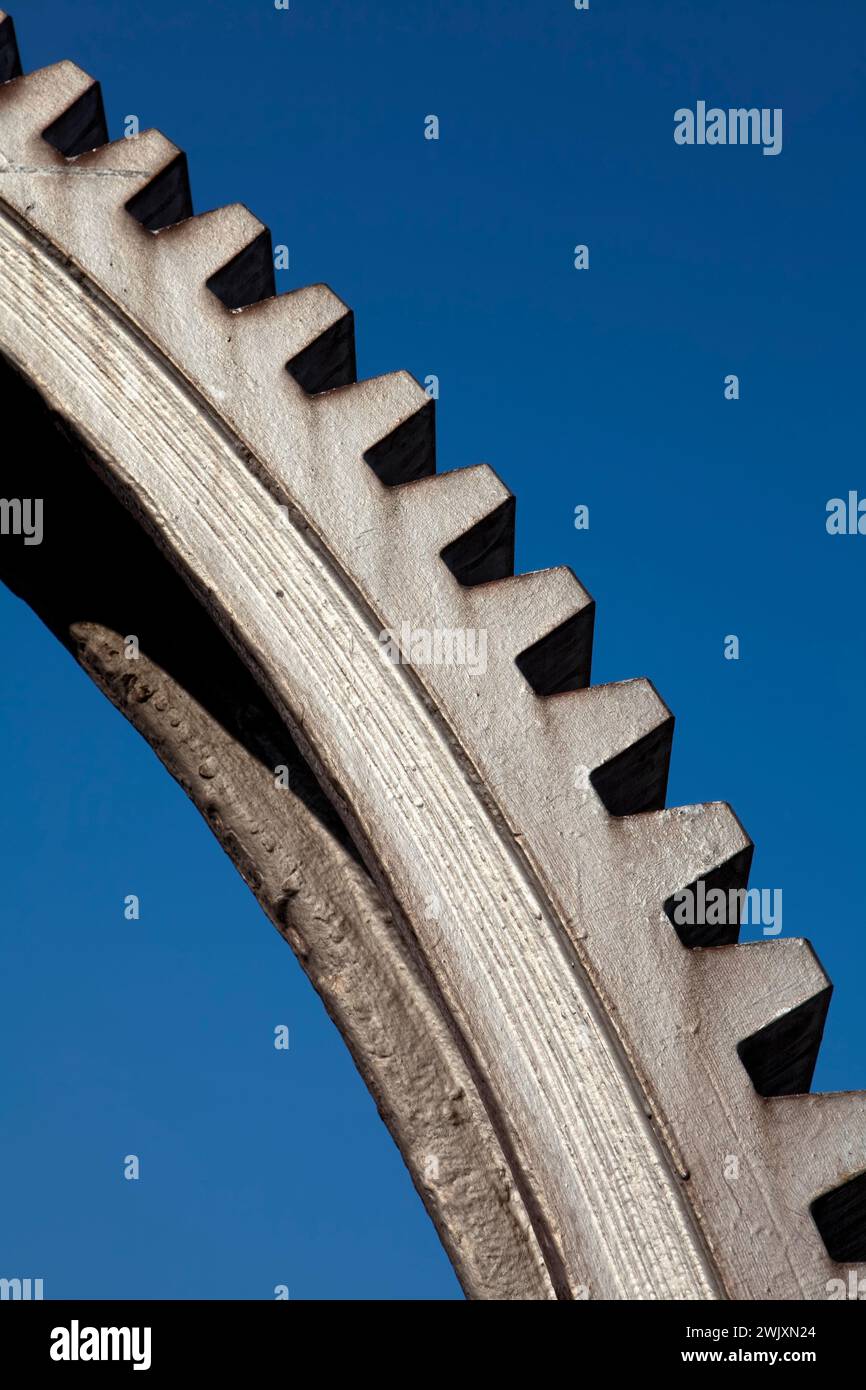 Vecchia ruota dentata Foto Stock