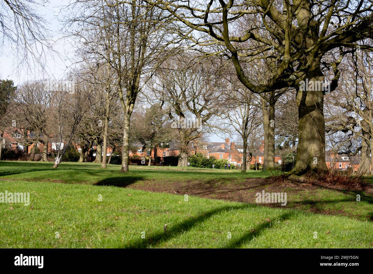 Lightwoods Park in inverno, Bearwood, West Midlands, Inghilterra, Regno Unito Foto Stock