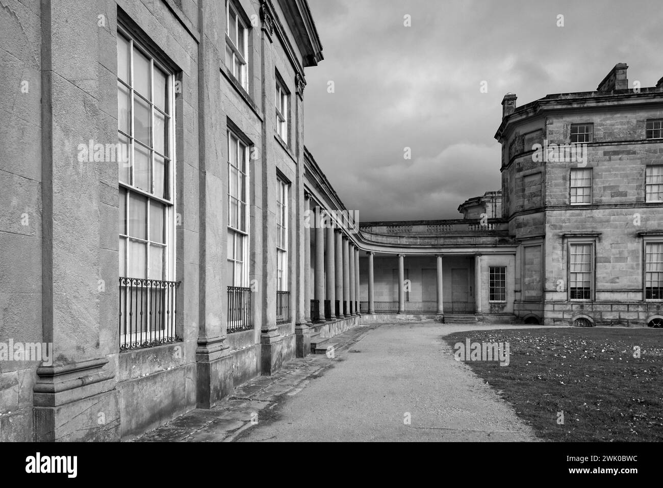 Immagini della residenza signorile di Attingham Park vicino a Shrewsbury Shropshire, edificio classificato Grade i e parco Foto Stock