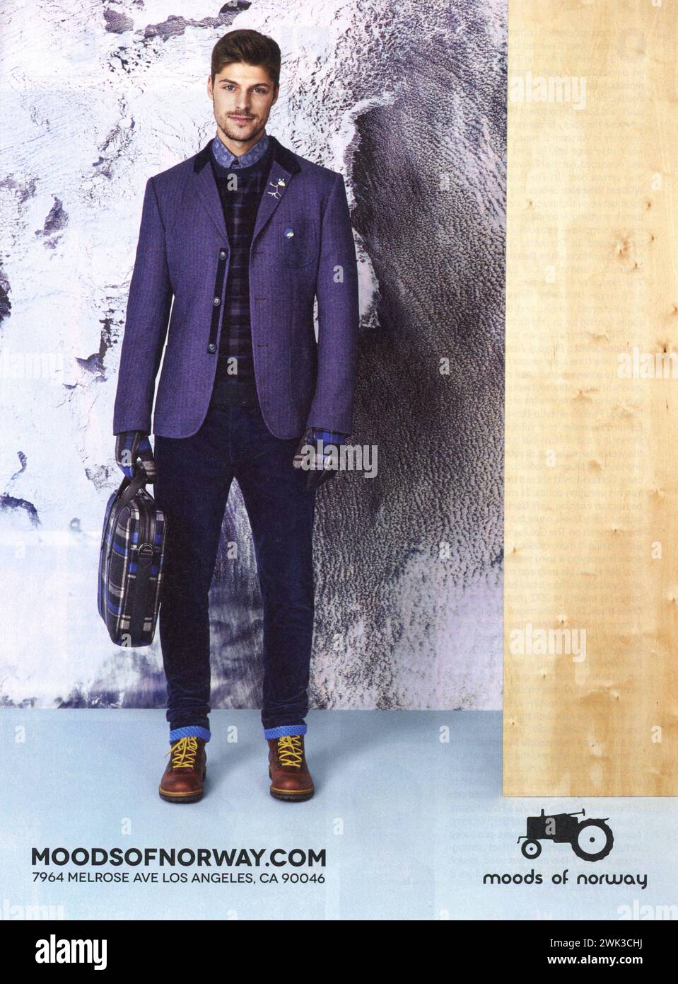 Rivista vintage "Playboy" ottobre 2015 Advert, USA Foto Stock