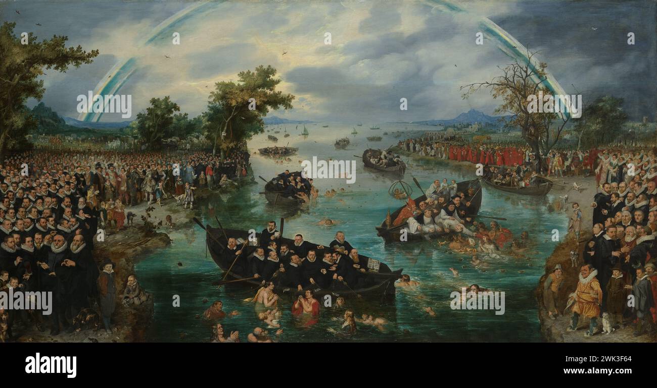 Pesca delle anime, Adriaen Pietersz van de Venne, 1614 Foto Stock