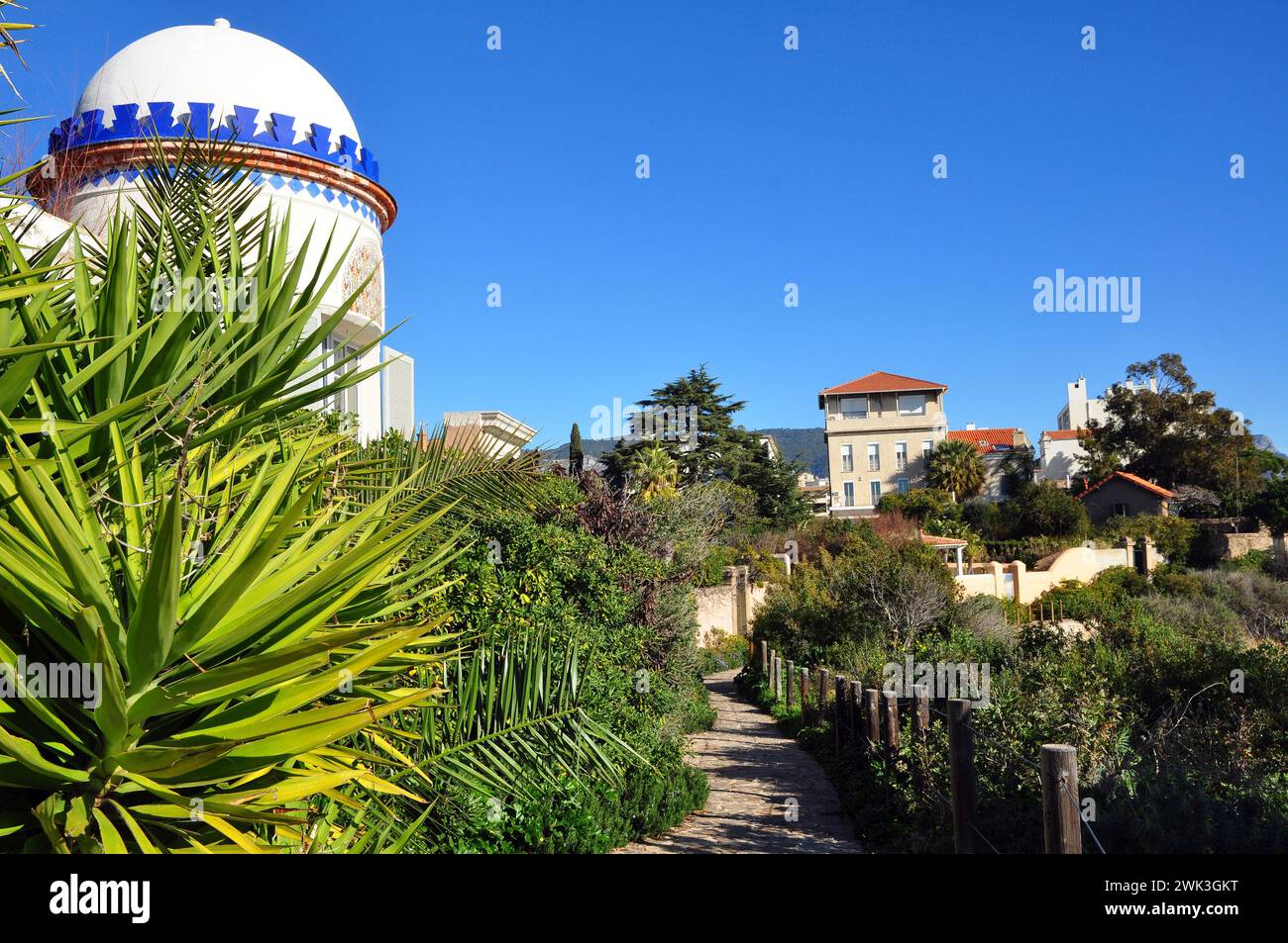 Sentiero del miter le Mourillon Toulon Provence Foto Stock