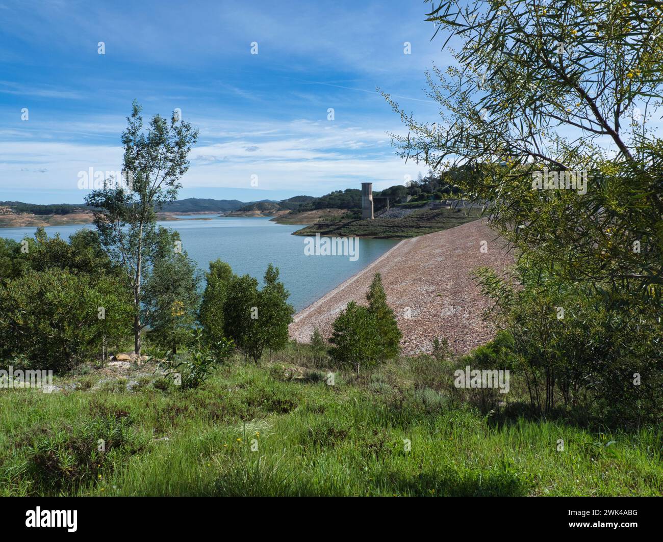 Diga di Santa Clara, Portogallo Foto Stock