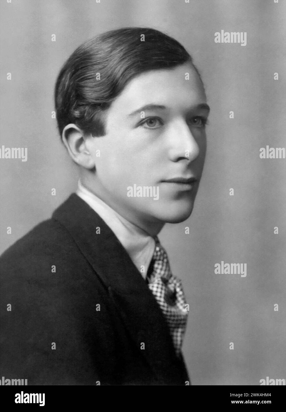 Cecil Beaton. Ritratto del fotografo britannico, Sir Cecil Walter Hardy Beaton (1904-1980), anni '1920 Foto Stock