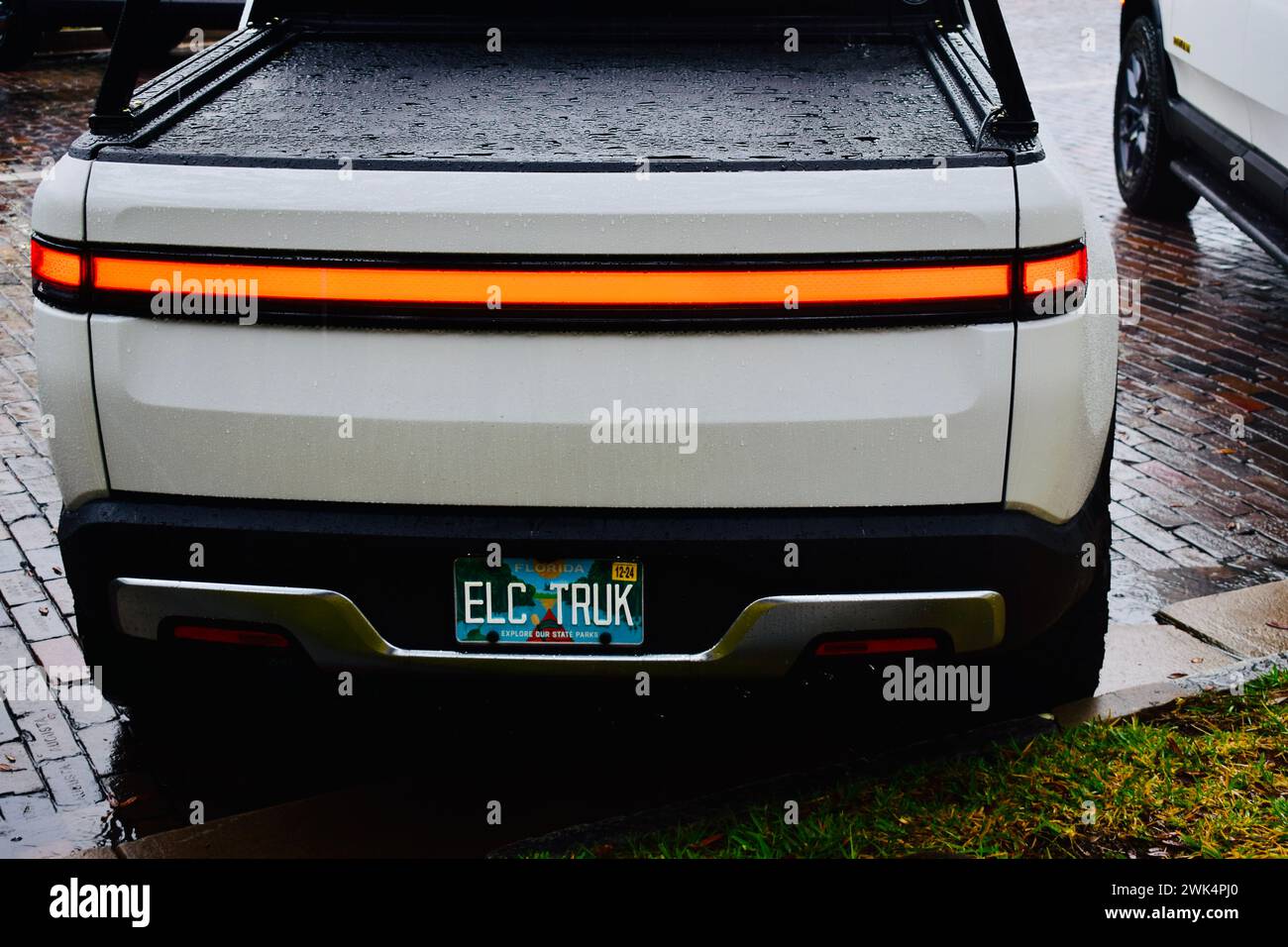 Rivian pick-up Rally Sanford, Florida Foto Stock