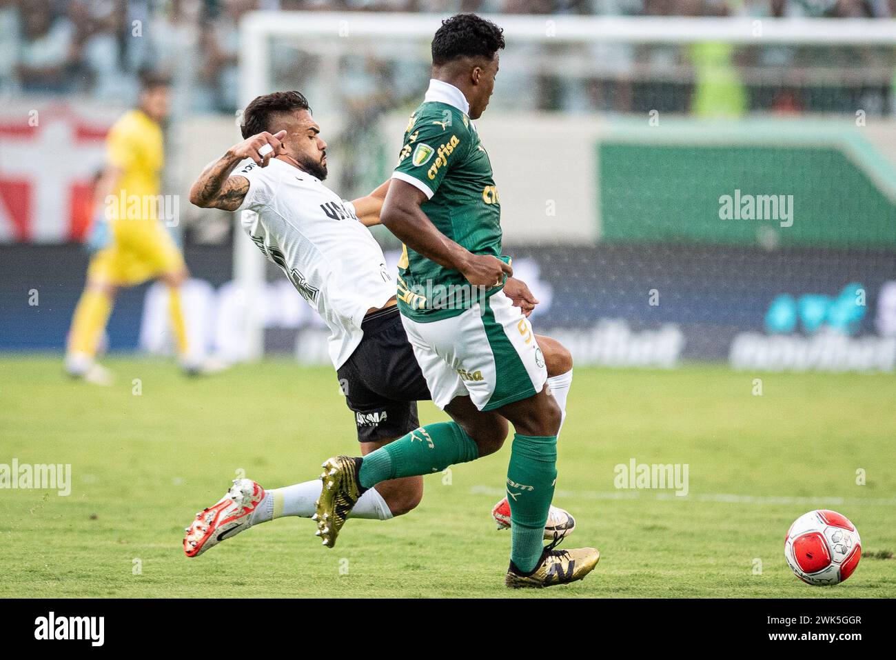 Barueri, San Paolo, Brasile. 18 febbraio 2024. Barueri (SP), 02/18/2024 - PAULISTAO/PALMEIRAS 18 febbraio 2024. (Credit Image: © Ronaldo Barreto/TheNEWS2 via ZUMA Press Wire) SOLO PER USO EDITORIALE! Non per USO commerciale! Foto Stock