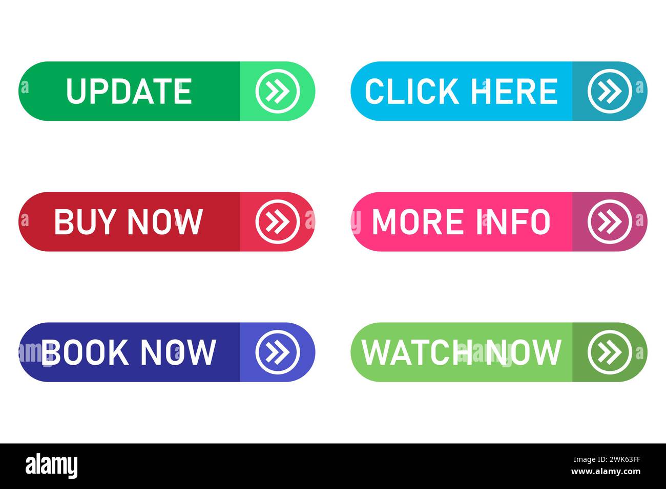 Pagina Web simbolo pulsante freccia avanti, pulsante elemento Web per l'acquisto o il download. Illustrazione Vettoriale