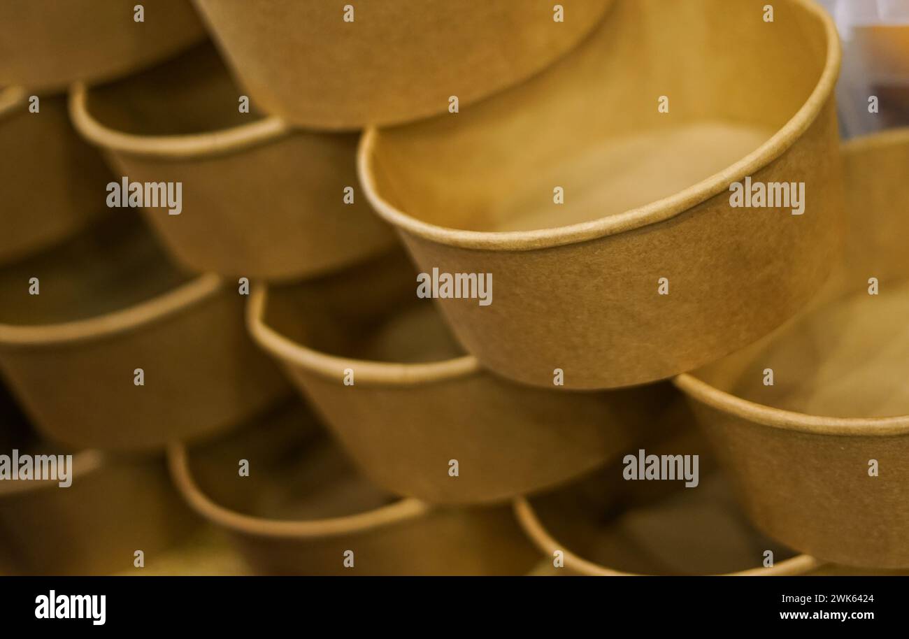 Confezione ecologica. Primo piano. Foto Stock