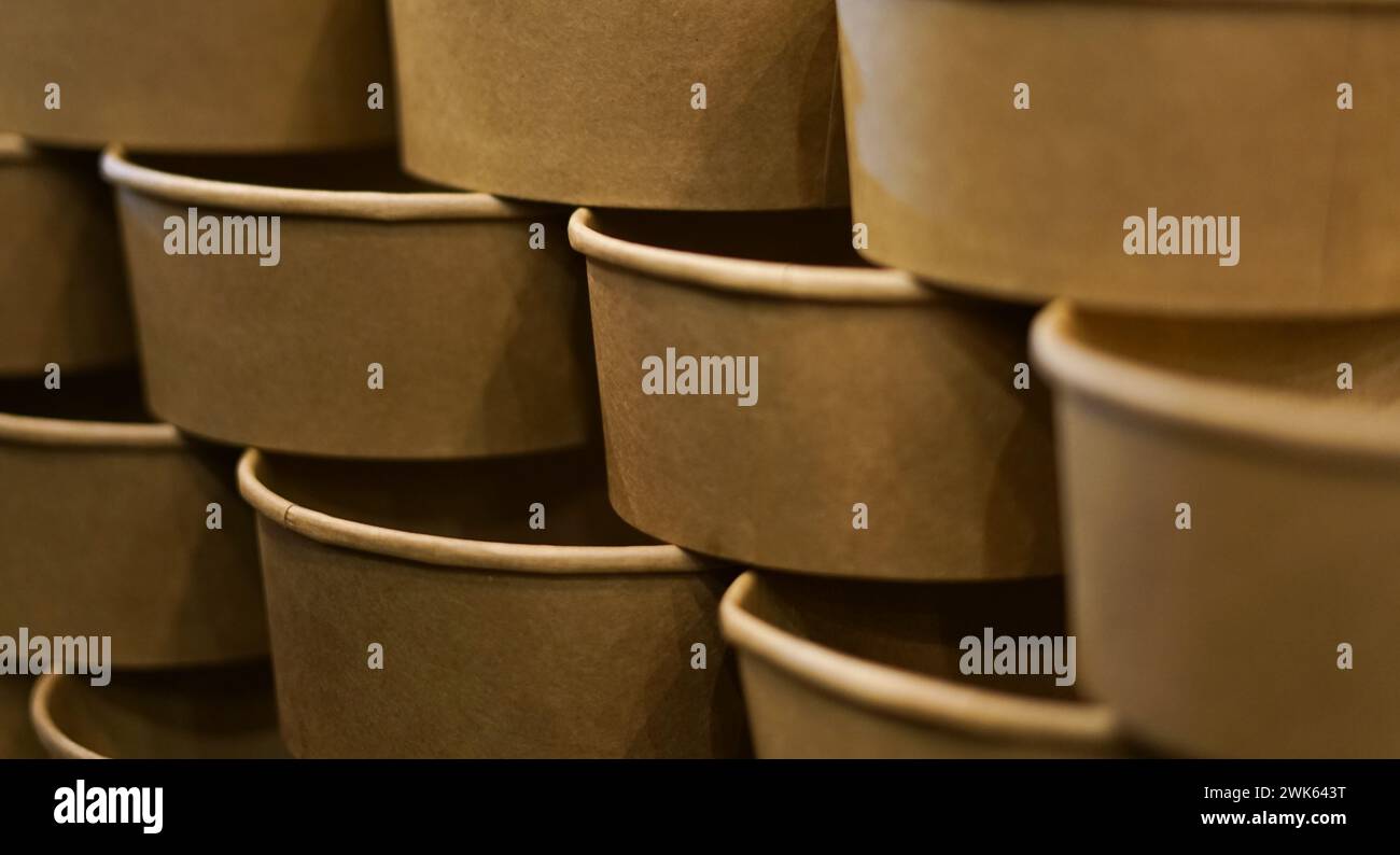 Confezione ecologica. Primo piano. Foto Stock