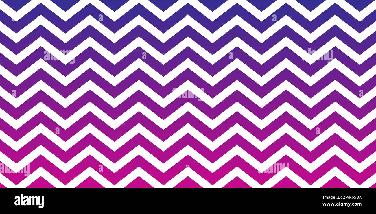 Motivo zigzag chevron senza cuciture in vettore nero. Illustrazione Vettoriale