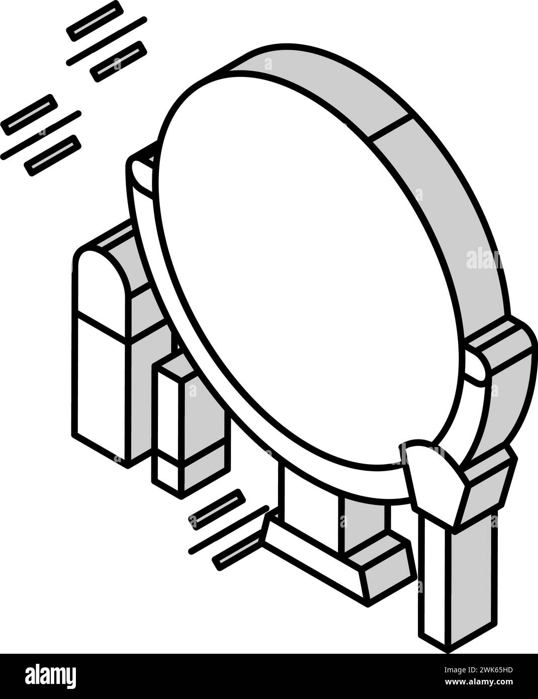 illustrazione vettoriale dell'icona del tempo libero per il trucco Illustrazione Vettoriale