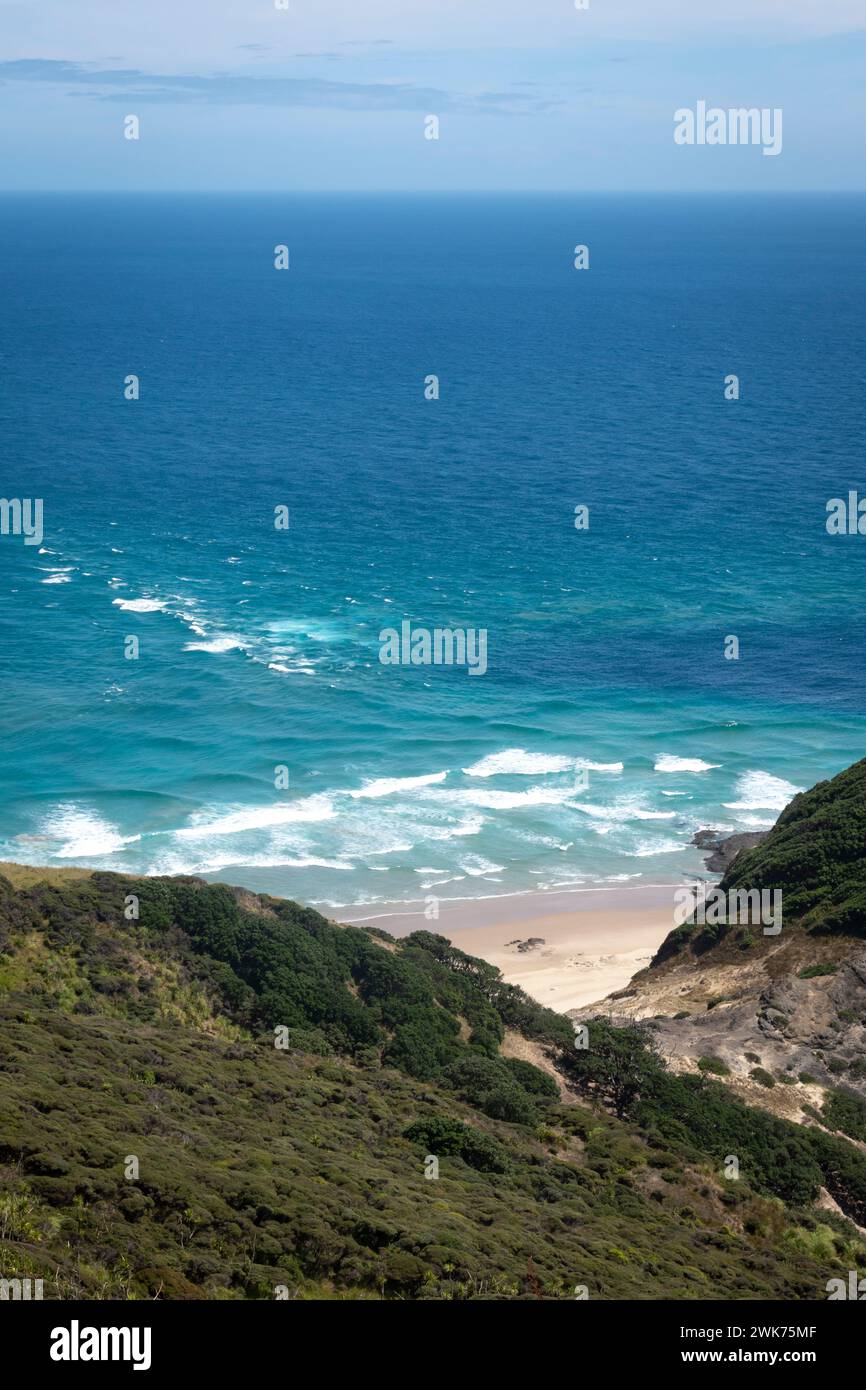 Spirits Bay, Capo Reinga, Northland, Isola del Nord, nuova Zelanda Foto Stock