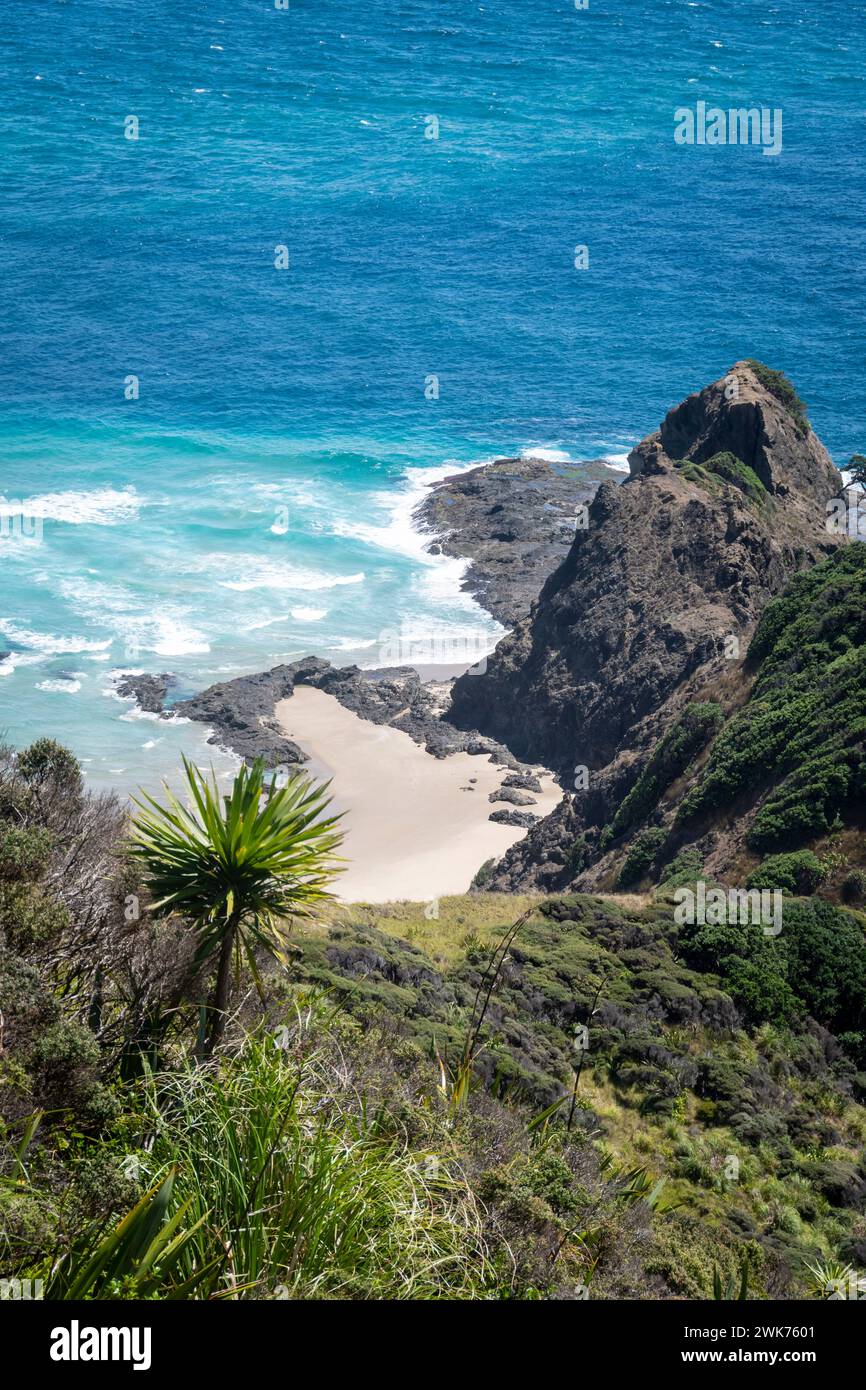 Spirits Bay, Capo Reinga, Northland, Isola del Nord, nuova Zelanda Foto Stock