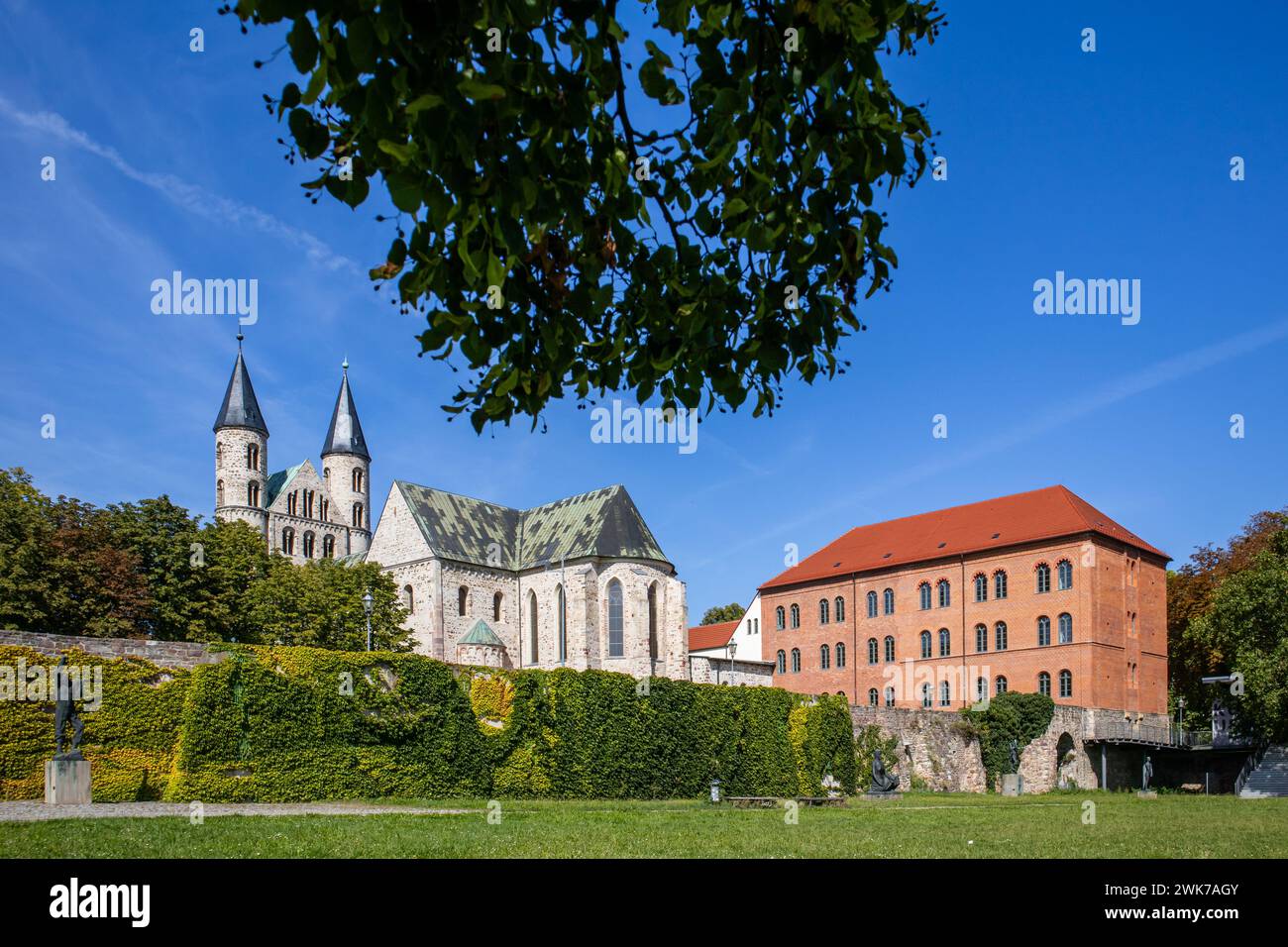 Bilder aus der Landeshauptstadt Magdeburg Foto Stock