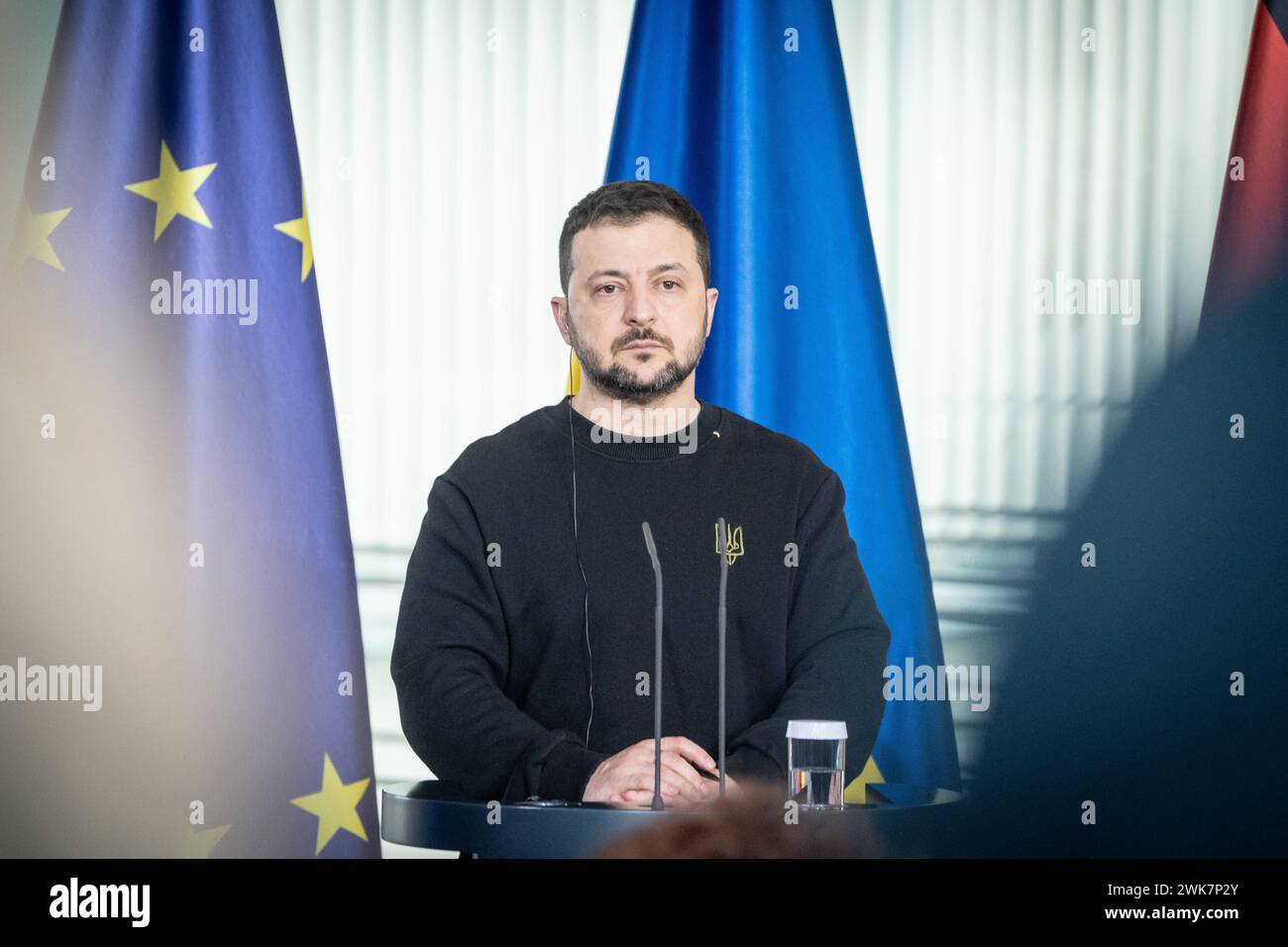 Arbeitsbesuch des Präsidenten der Ukraine a Berlino - il Presidente dell'Ucraina in visita di lavoro a Berlino - Arbeitsbesuch des Präsidenten der Ukraine a Berlino - il Presidente dell'Ucraina in visita di lavoro a Berlino - Wolodymyr SelenskyjArbeitsbesuch des Präsidenten der Ukraine a Berlino - il Presidente della Ucraina in visita di lavoro a Berlino - Arbeitsbesuch des Präsidenten der Ukraine a Berlino - il Presidente dell'Ucraina in visita di lavoro a Berlino - Wolodymyr Selenskyj, Berlin Berlin Deutschland Bundeskanzleramt *** visita di lavoro del Presidente dell'Ucraina a Berlino il Presidente di Ukra Foto Stock