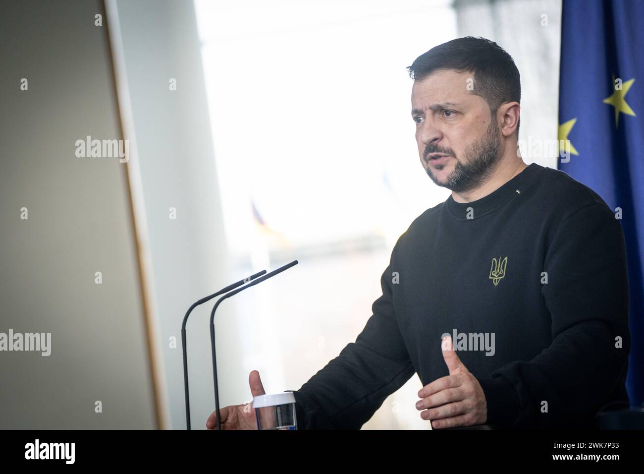 Arbeitsbesuch des Präsidenten der Ukraine a Berlino - il Presidente dell'Ucraina in visita di lavoro a Berlino - Arbeitsbesuch des Präsidenten der Ukraine a Berlino - il Presidente dell'Ucraina in visita di lavoro a Berlino - Wolodymyr SelenskyjArbeitsbesuch des Präsidenten der Ukraine a Berlino - il Presidente della Ucraina in visita di lavoro a Berlino - Arbeitsbesuch des Präsidenten der Ukraine a Berlino - il Presidente dell'Ucraina in visita di lavoro a Berlino - Wolodymyr Selenskyj, Berlin Berlin Deutschland Bundeskanzleramt *** visita di lavoro del Presidente dell'Ucraina a Berlino il Presidente di Ukra Foto Stock