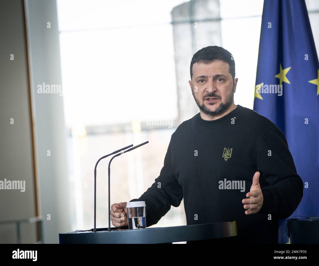 Arbeitsbesuch des Präsidenten der Ukraine a Berlino - il Presidente dell'Ucraina in visita di lavoro a Berlino - Arbeitsbesuch des Präsidenten der Ukraine a Berlino - il Presidente dell'Ucraina in visita di lavoro a Berlino - Wolodymyr SelenskyjArbeitsbesuch des Präsidenten der Ukraine a Berlino - il Presidente della Ucraina in visita di lavoro a Berlino - Arbeitsbesuch des Präsidenten der Ukraine a Berlino - il Presidente dell'Ucraina in visita di lavoro a Berlino - Wolodymyr Selenskyj, Berlin Berlin Deutschland Bundeskanzleramt *** visita di lavoro del Presidente dell'Ucraina a Berlino il Presidente di Ukra Foto Stock