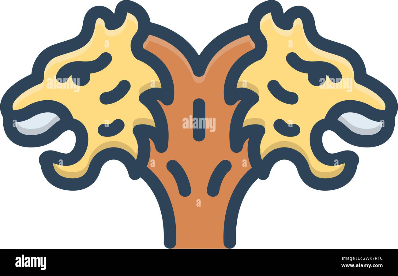 Icona per tigri, cougar Illustrazione Vettoriale