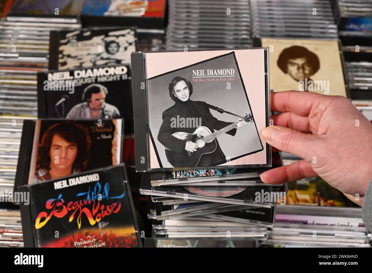 Album CD: Neil Diamond - The Best Years of Our Lives Foto Stock