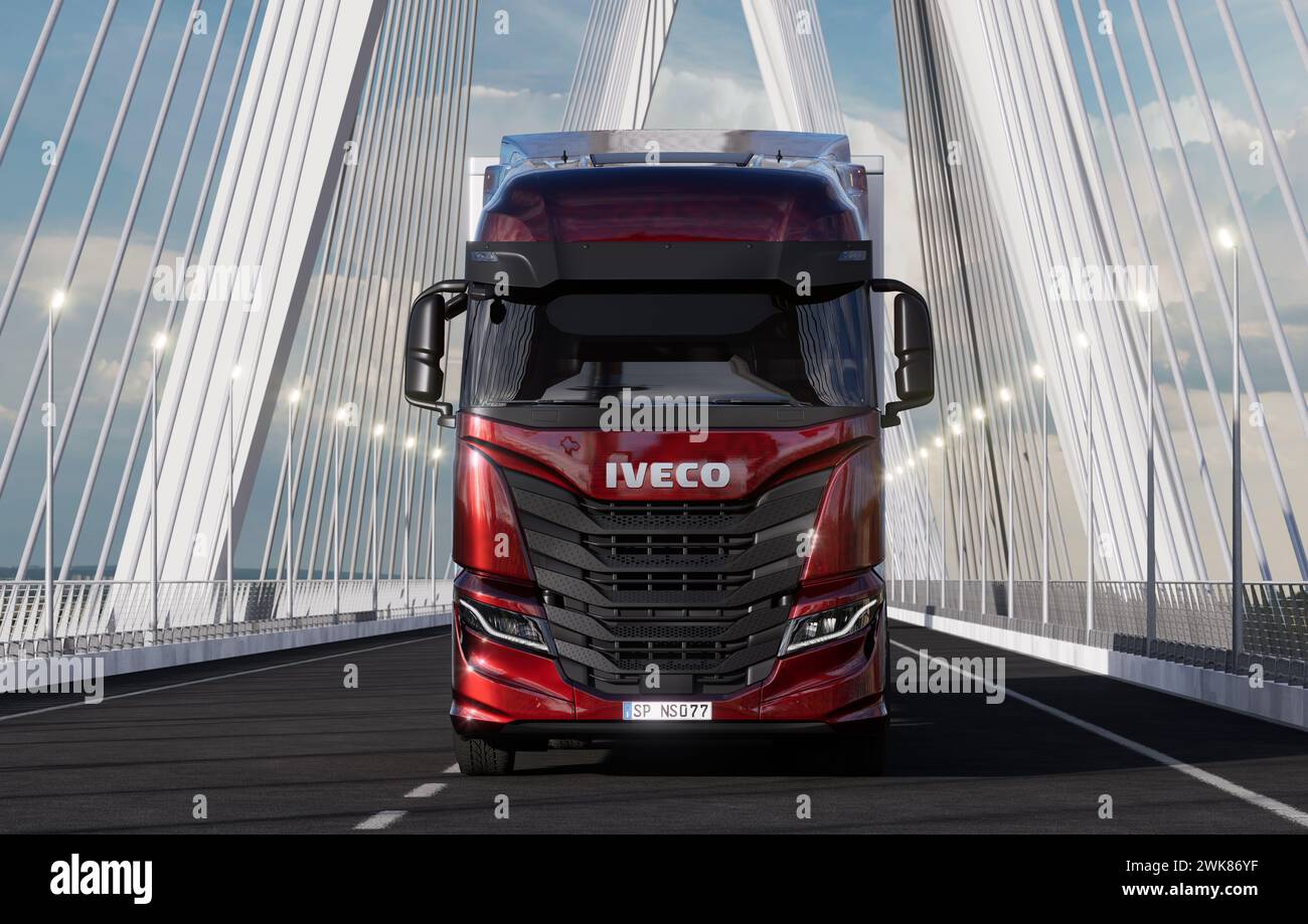 IVECO S-WAY: Il veicolo per il traffico a lunga percorrenza Foto Stock