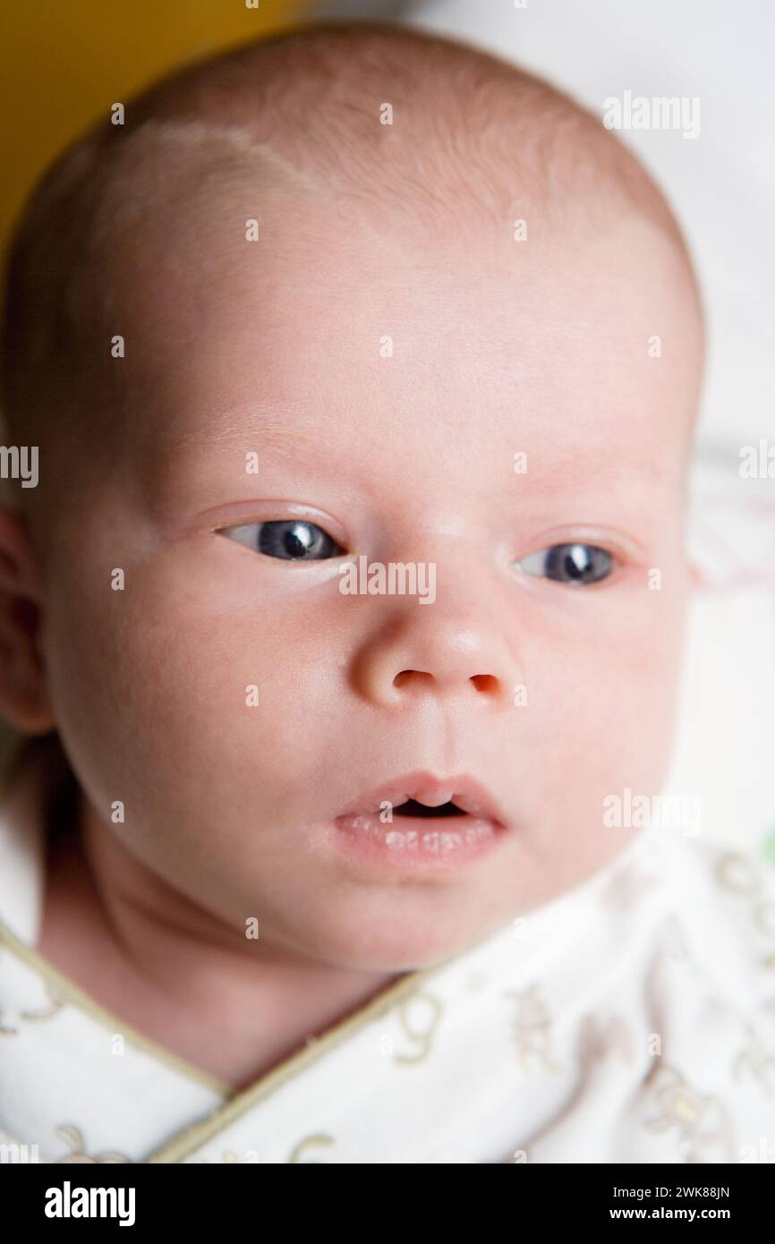 Portrat di un neonato Foto Stock