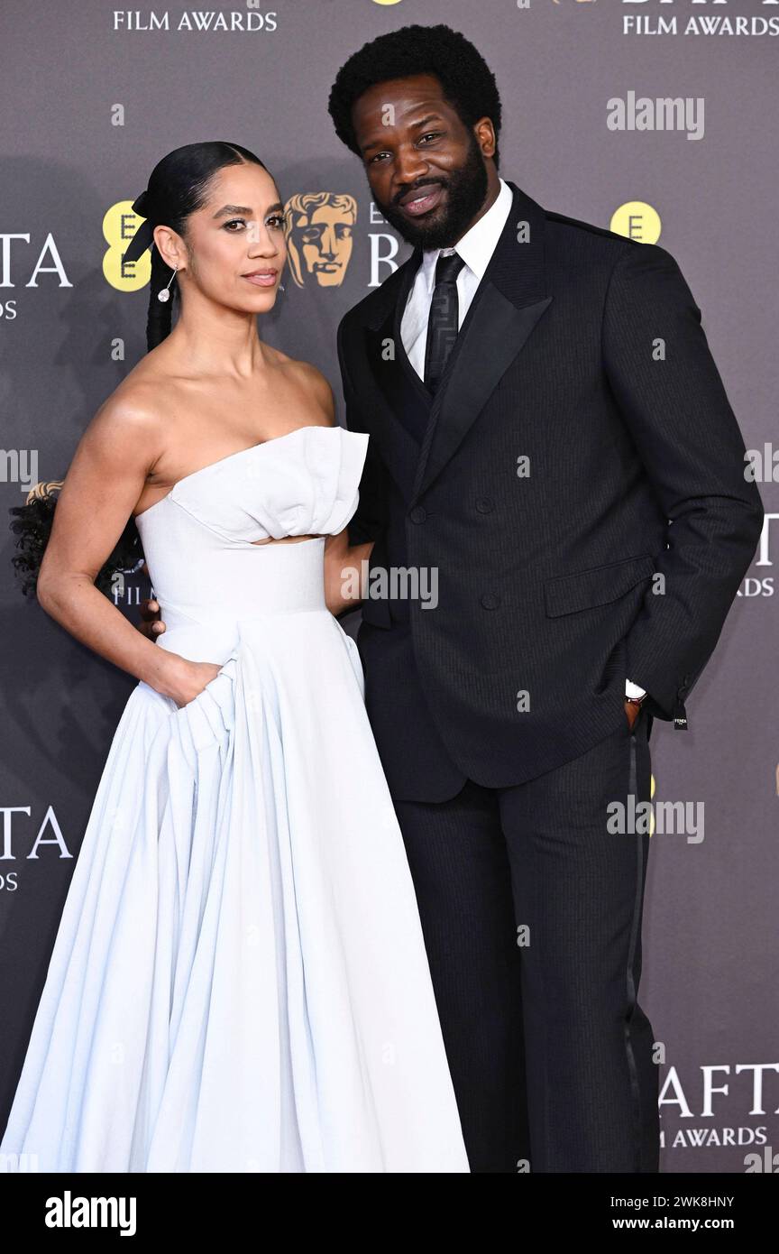 Dominique Tipper Und Sope Dirisu Bei Der Verleihung Der BAFTA Film 