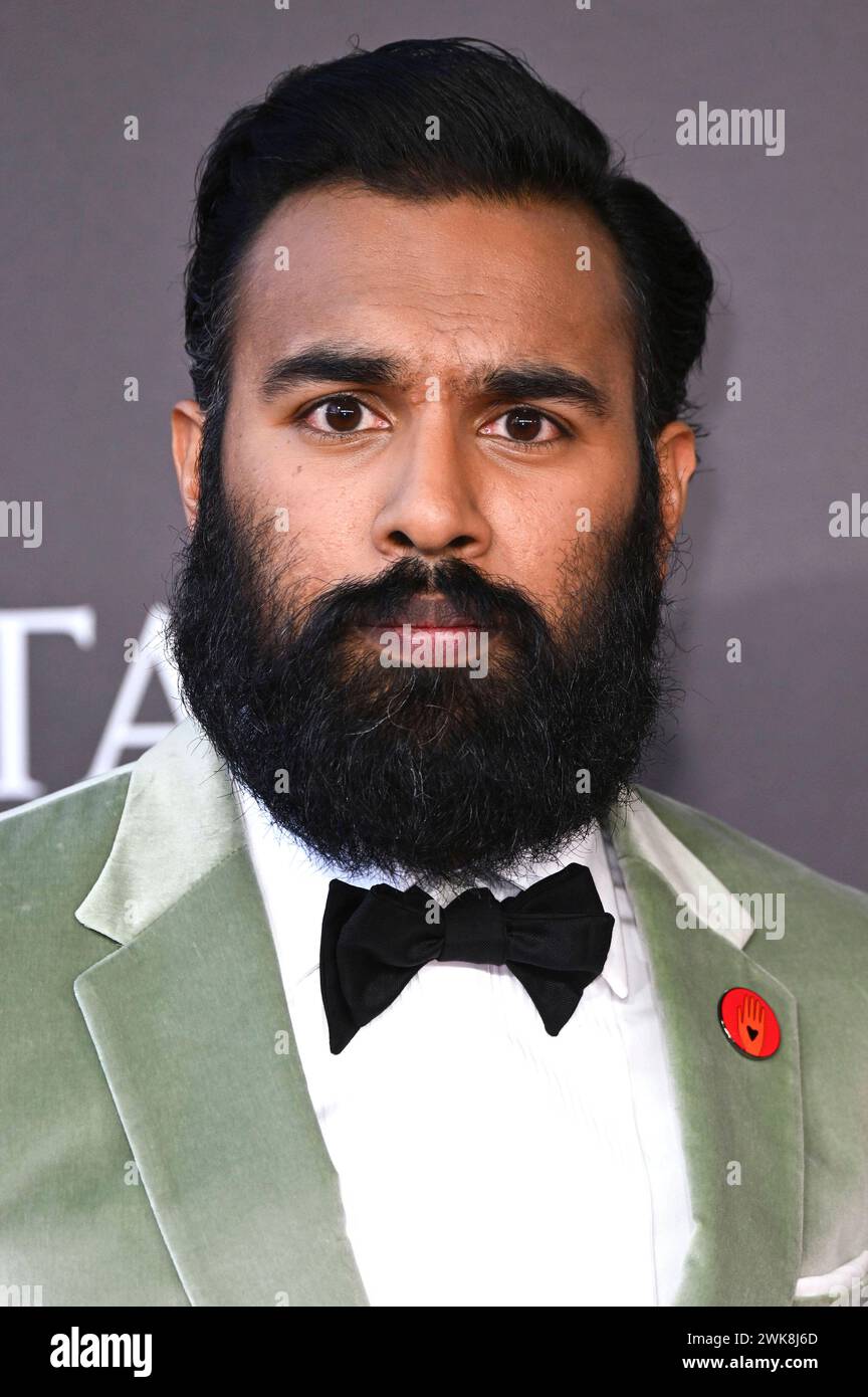 Himesh Patel arriva per i BAFTA Film Awards 2024 alla Royal Festival Hall di Londra *** Himesh Patel arriva per i BAFTA Film Awards 2024 alla Royal Festival Hall di Londra foto:XS.xVasx/xFuturexImagex bafta2024 4800 Foto Stock