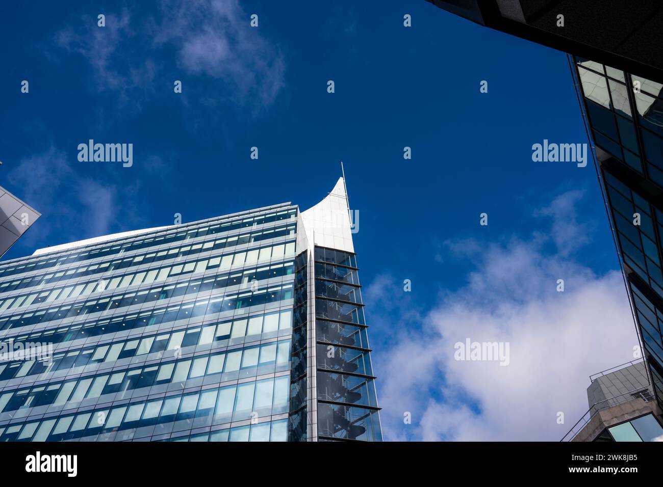 The Blade, Modern Office Building, Skyscraper, Reading, Berkshire, Inghilterra, Regno Unito, Gran Bretagna. Foto Stock