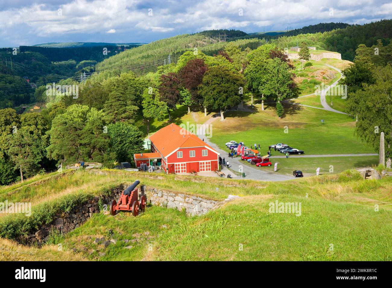 Fortezza Fredriksten ad Halden, Norvegia Foto Stock