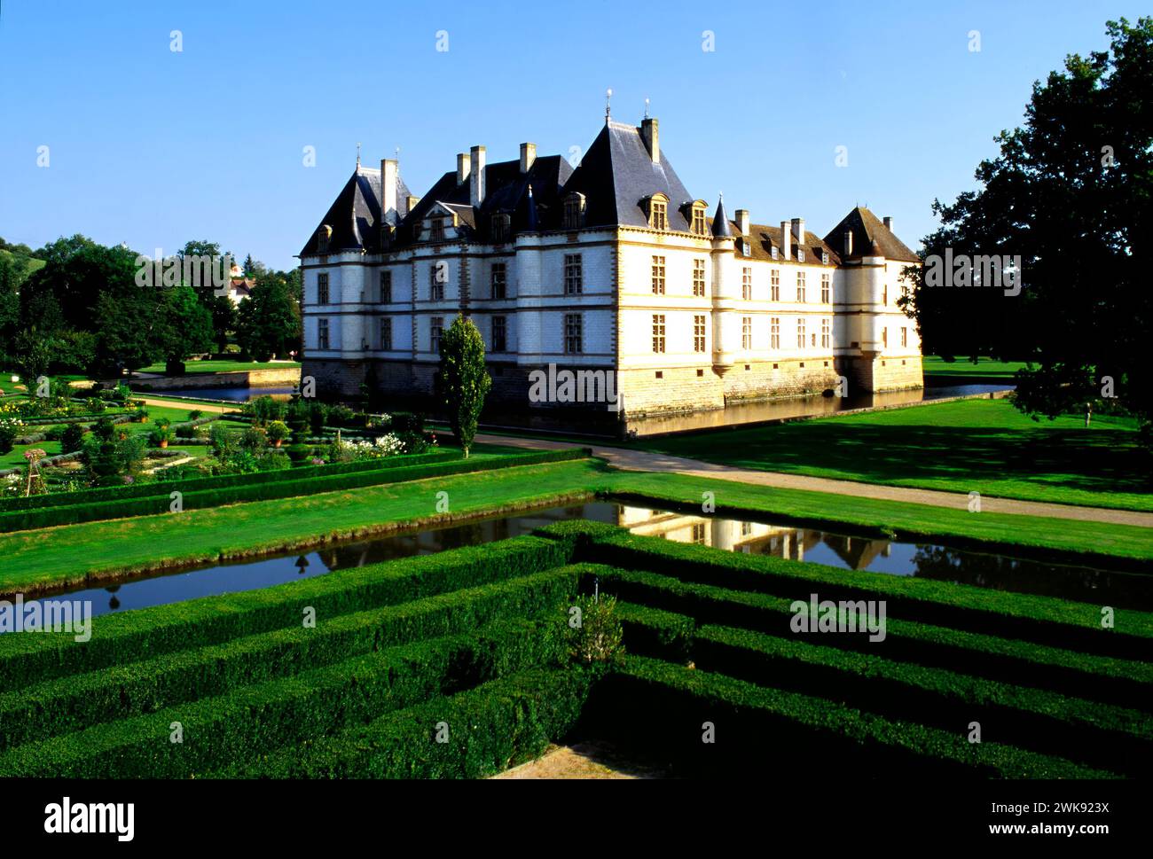 Castello di Cormatin, dipartimento della Saône e della Loira, regione di Bourgogne-Franca Contea, Francia Foto Stock
