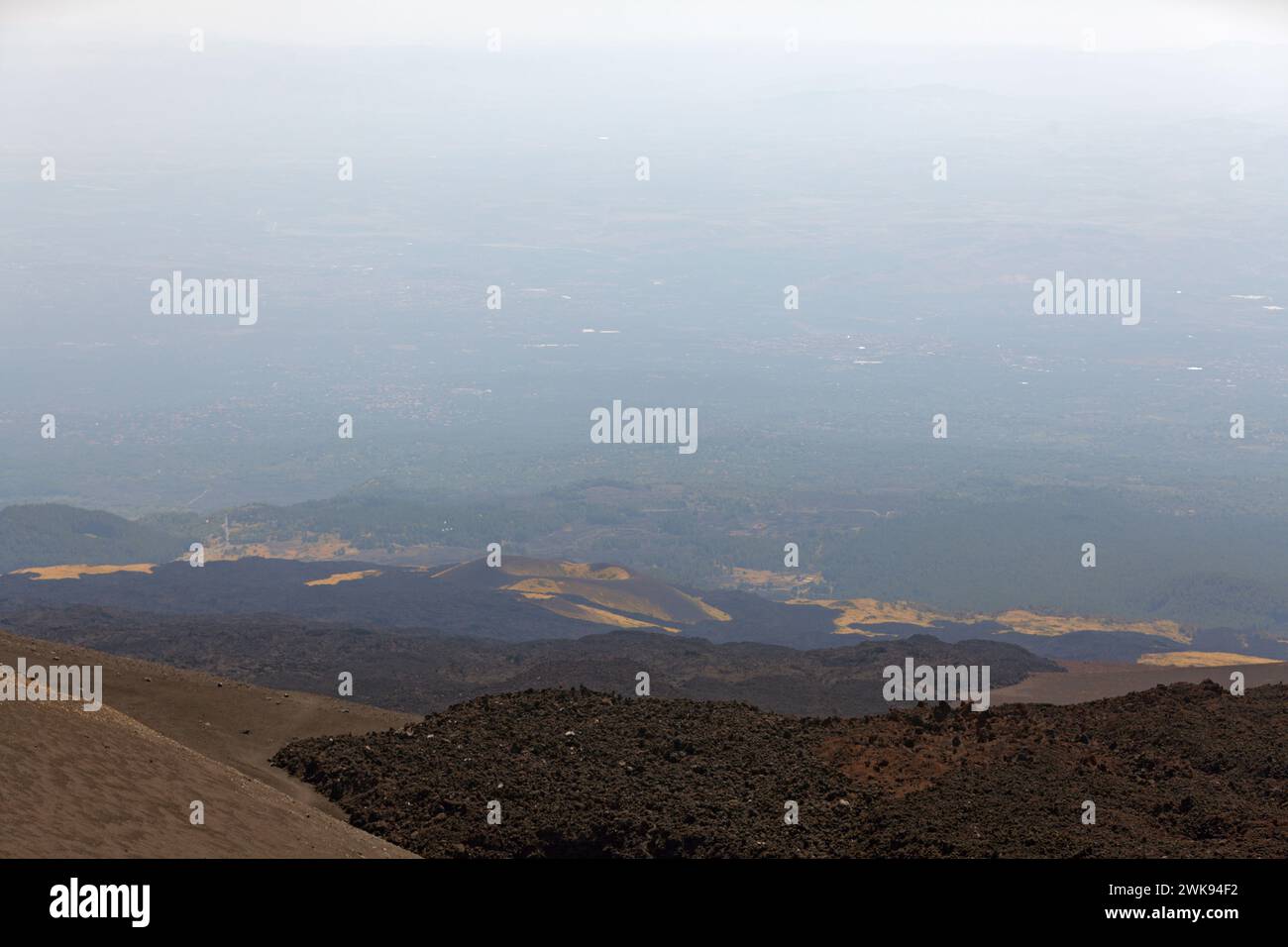 Mt. Etna, Sicilia Foto Stock