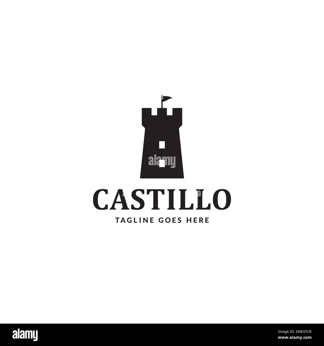 Torre castillo Immagini Vettoriali Stock - Alamy