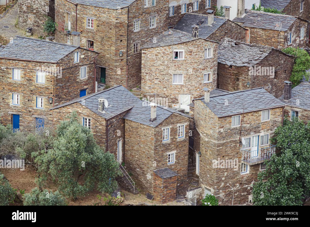 Paradiso di pietra: Il fascino rustico di Piodão (Portogallo) Foto Stock