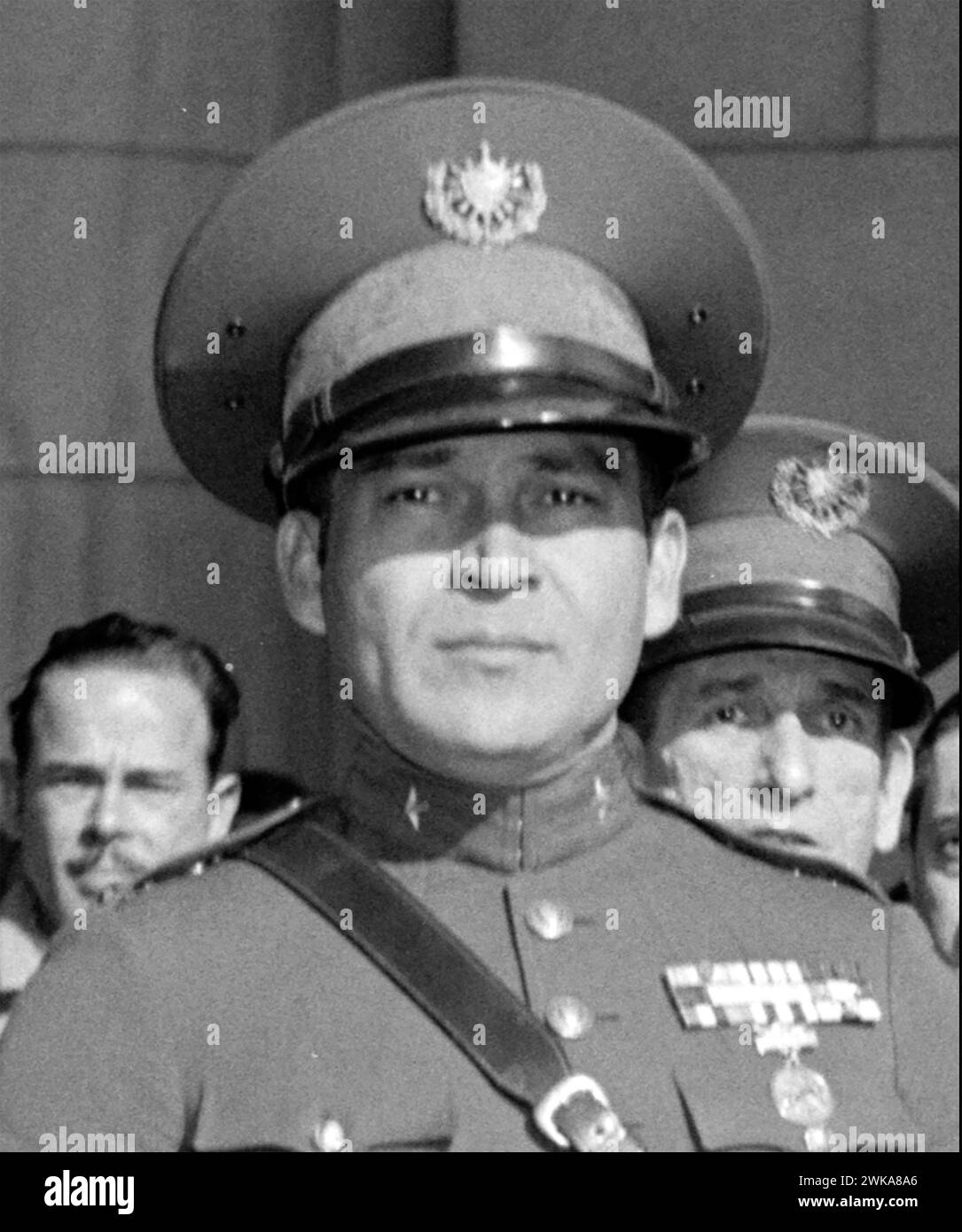 FULGENCIO BATISTA (1901-1973) soldato e politico cubano nel 1938 Foto Stock