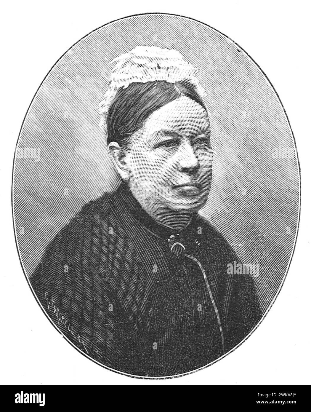EMANUELA CARLBECK (1829-1901) educatrice svedese per bambini con esigenze speciali Foto Stock
