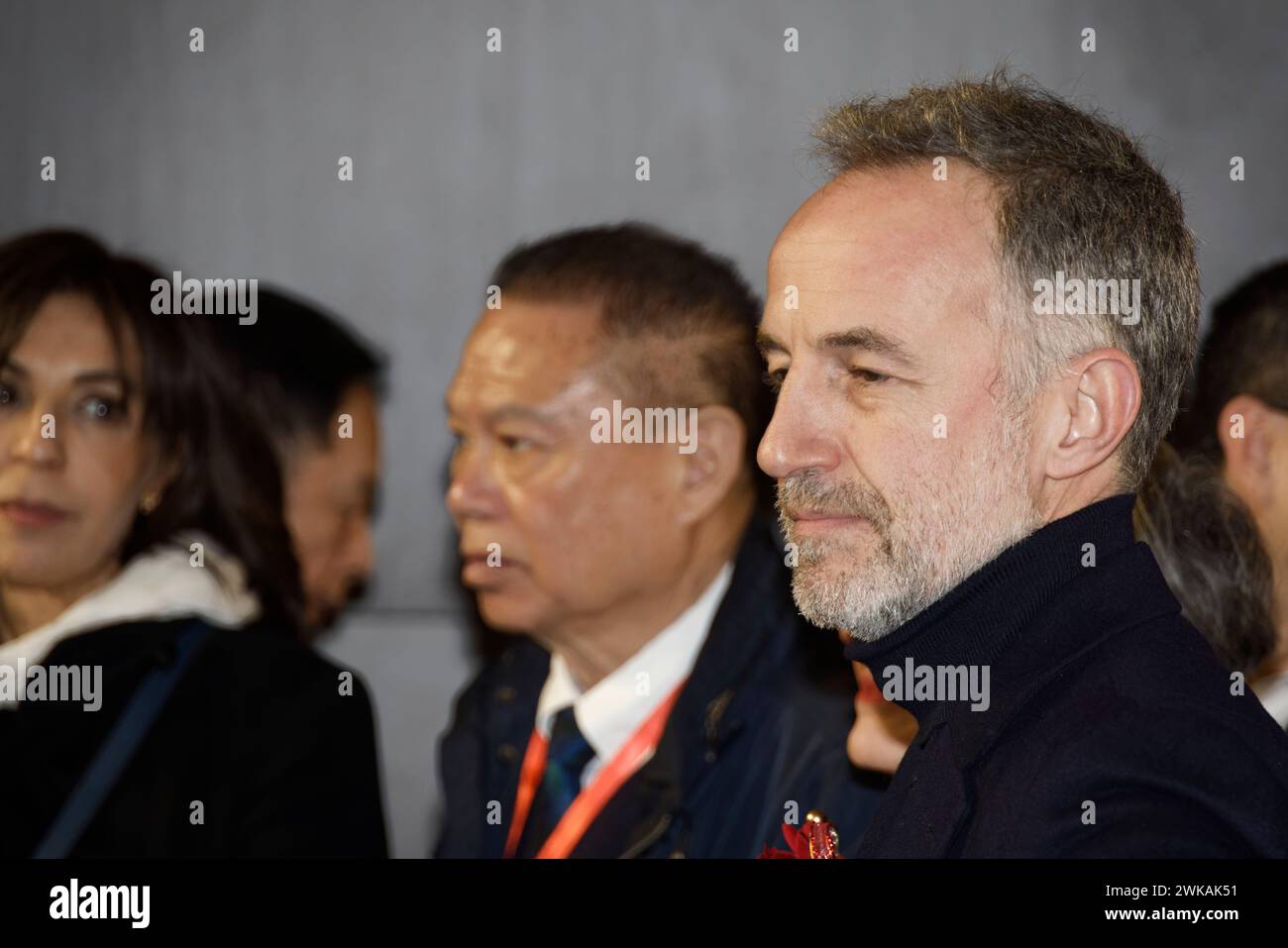 Parigi, Francia. 18 febbraio 2024. Emmanuel Grégoire partecipa alla cerimonia di lancio del nuovo anno cinese. Foto Stock