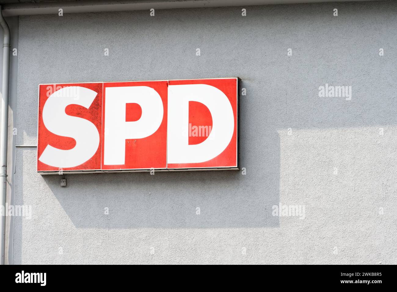 Colonia, Germania 04 luglio 2023: SPD firma presso la sede del partito Hans-Jürgen-Wischnewski-Haus / Ben-Wisch-Haus a Magnusstrasse, Colonia Foto Stock